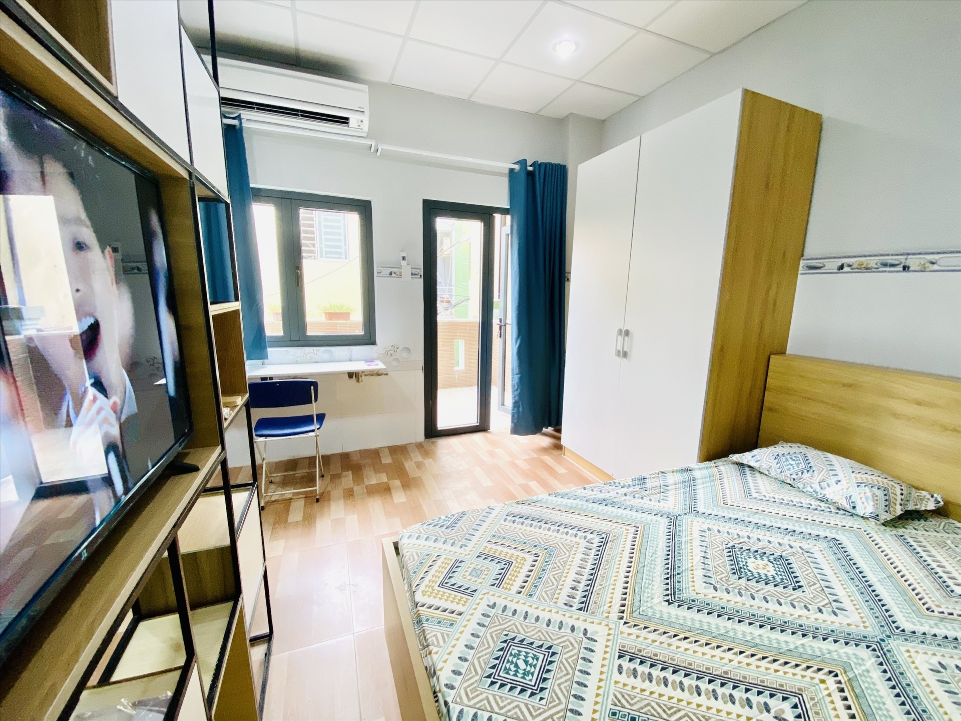 Phòng trọ Studio 40m2 tại NQ Housing Phan Ngữ - Quận 1 - Phòng ngủ