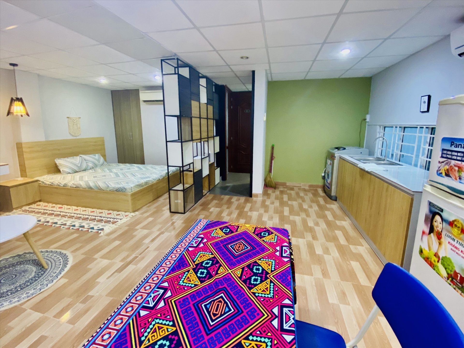 Phòng trọ Studio 50m2 tại NQ Housing Phan Ngữ - Quận 1 - Phòng ngủ