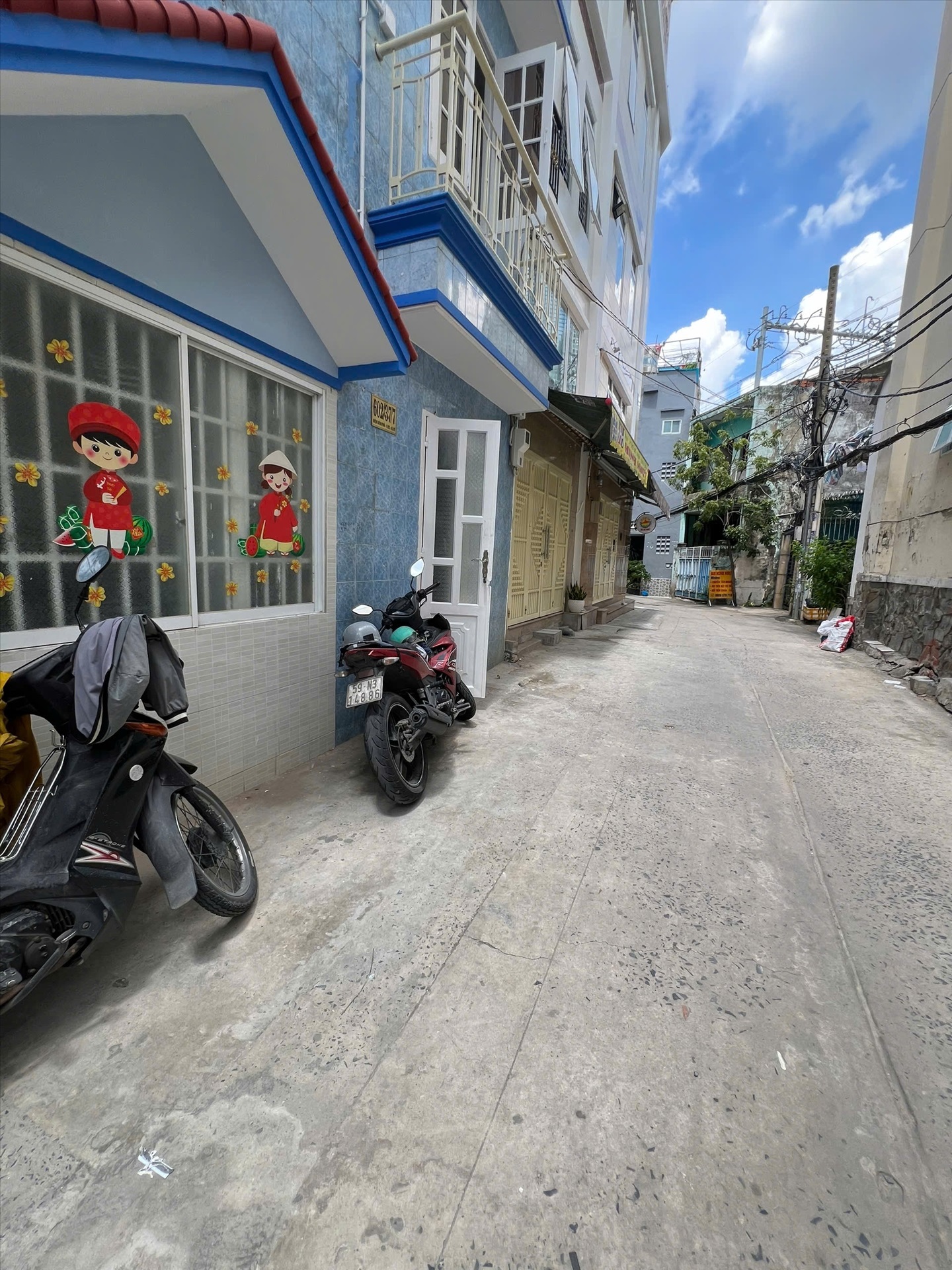 Phòng trọ NQ Housing Điện Biên Phủ 2 - Bình Thạnh - Đường vào tòa nhà