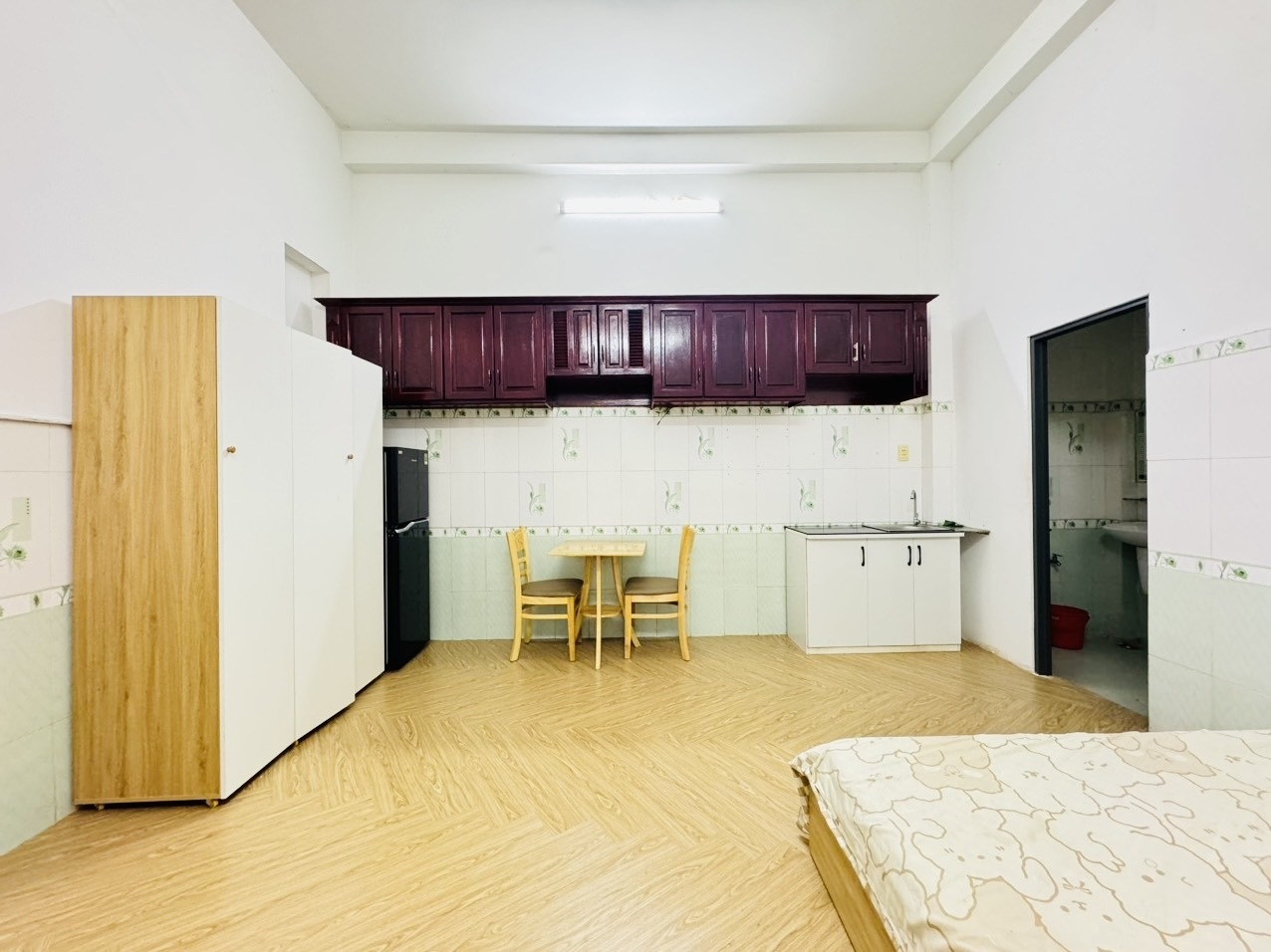 Phòng trọ Studio 35m2 tại AV House Bùi Quang Là - Gò Vấp - Phòng ngủ