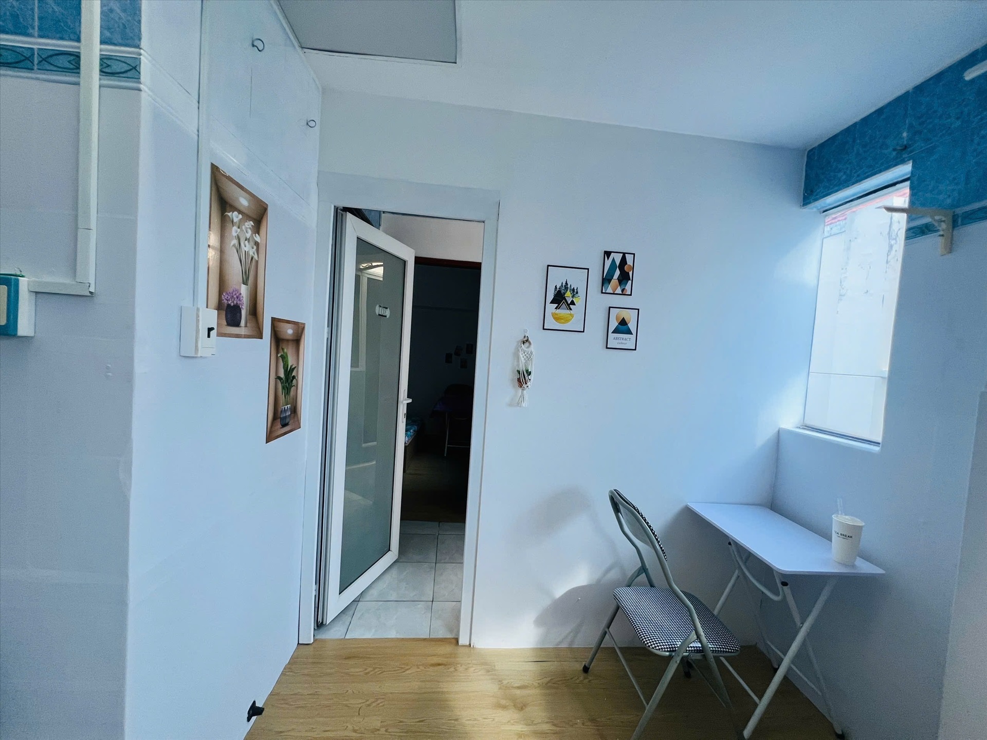 Phòng trọ Studio 20m2 tại NQ Housing Điện Biên Phủ 2 - Bình Thạnh - Phòng ngủ