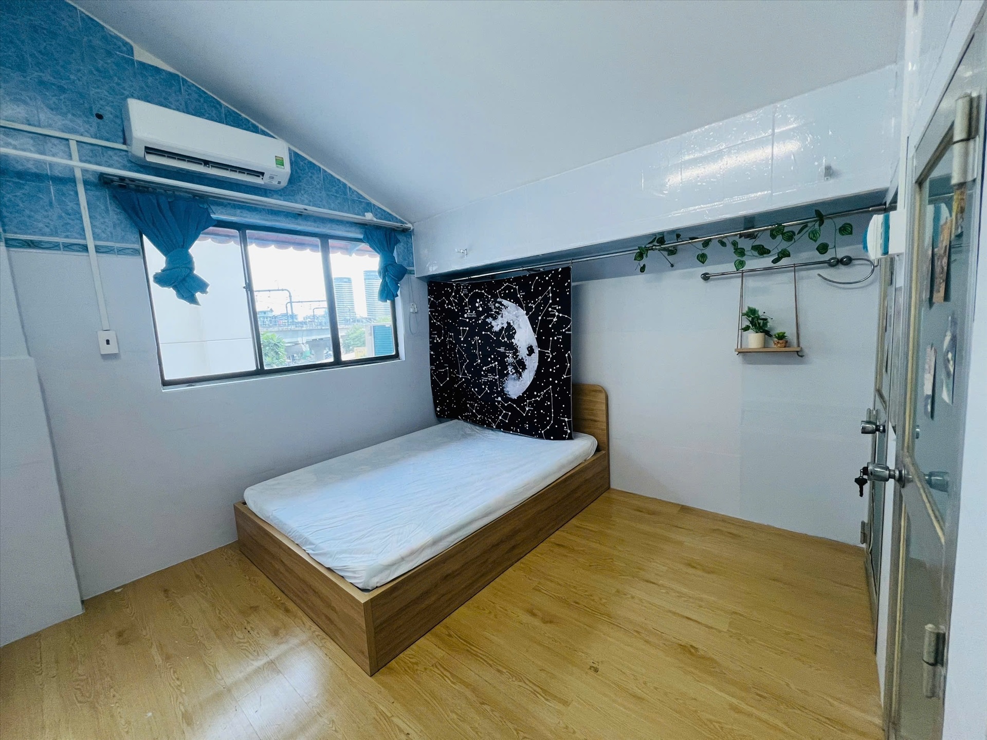 Phòng trọ Studio 20m2 tại NQ Housing Điện Biên Phủ 2 - Bình Thạnh - Phòng ngủ