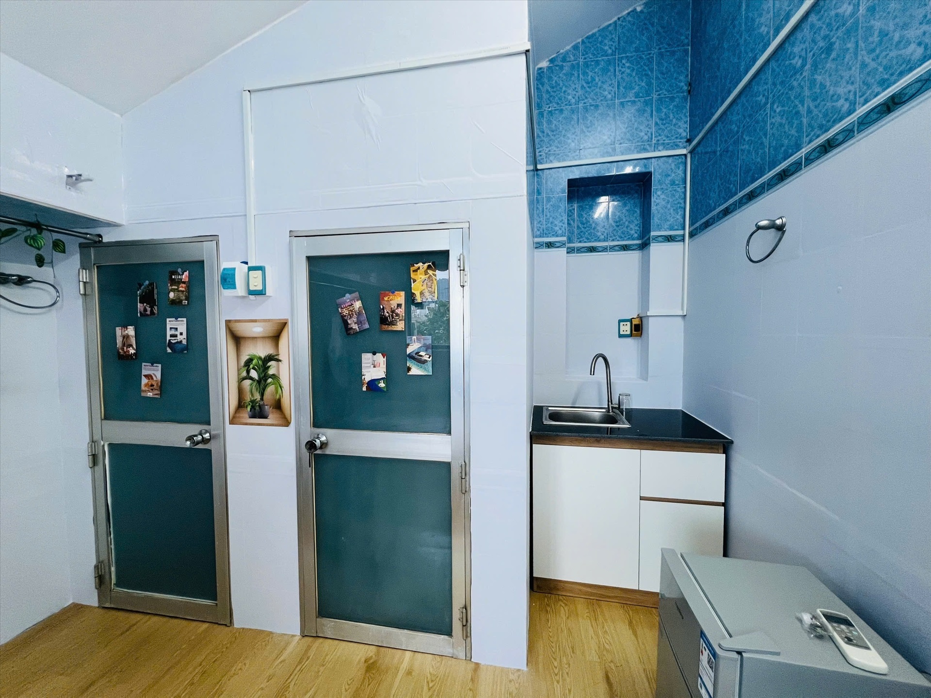 Phòng trọ Studio 20m2 tại NQ Housing Điện Biên Phủ 2 - Bình Thạnh - Phòng ngủ