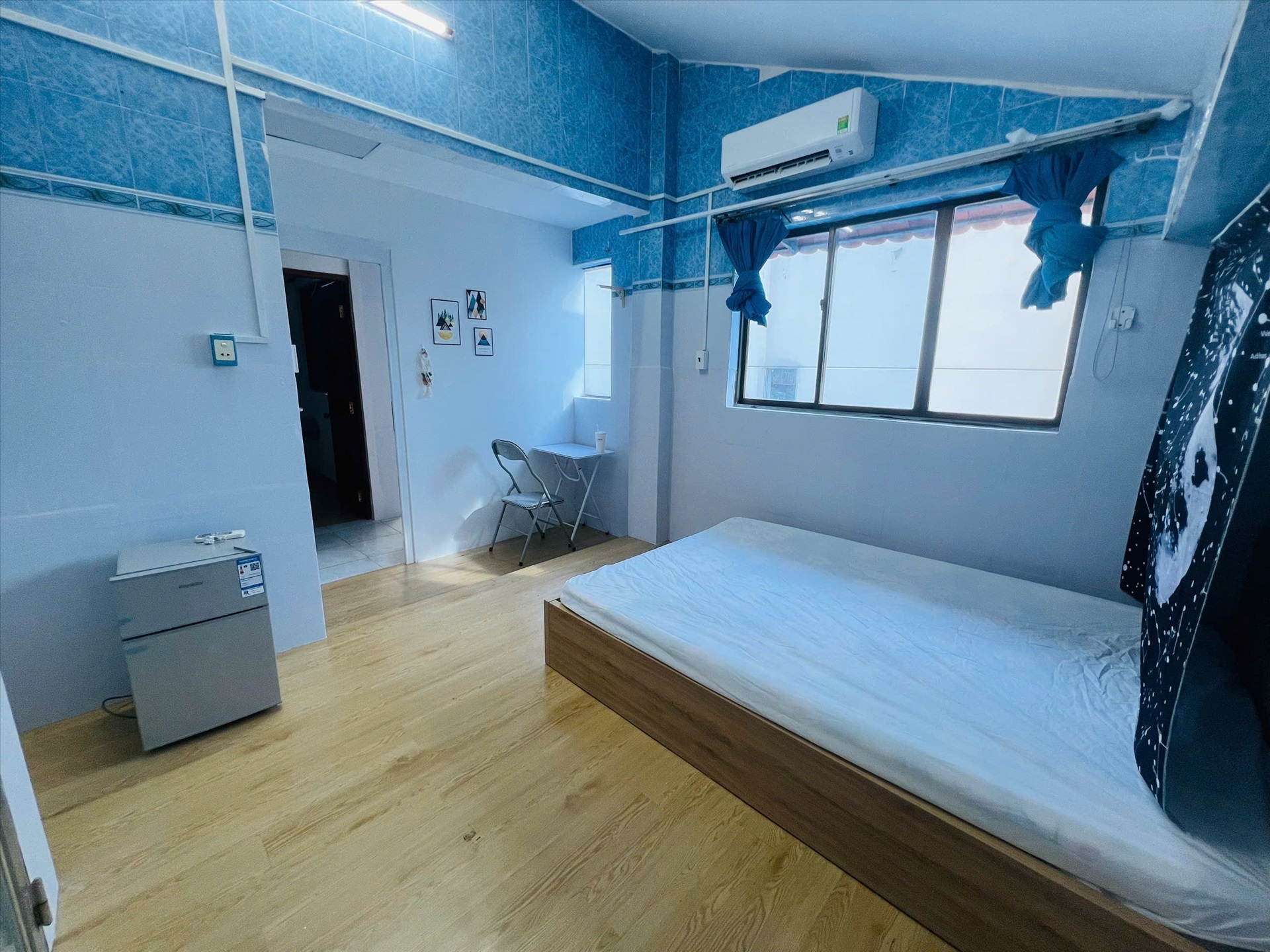 Phòng trọ Studio 20m2 tại NQ Housing Điện Biên Phủ 2 - Bình Thạnh - Phòng ngủ