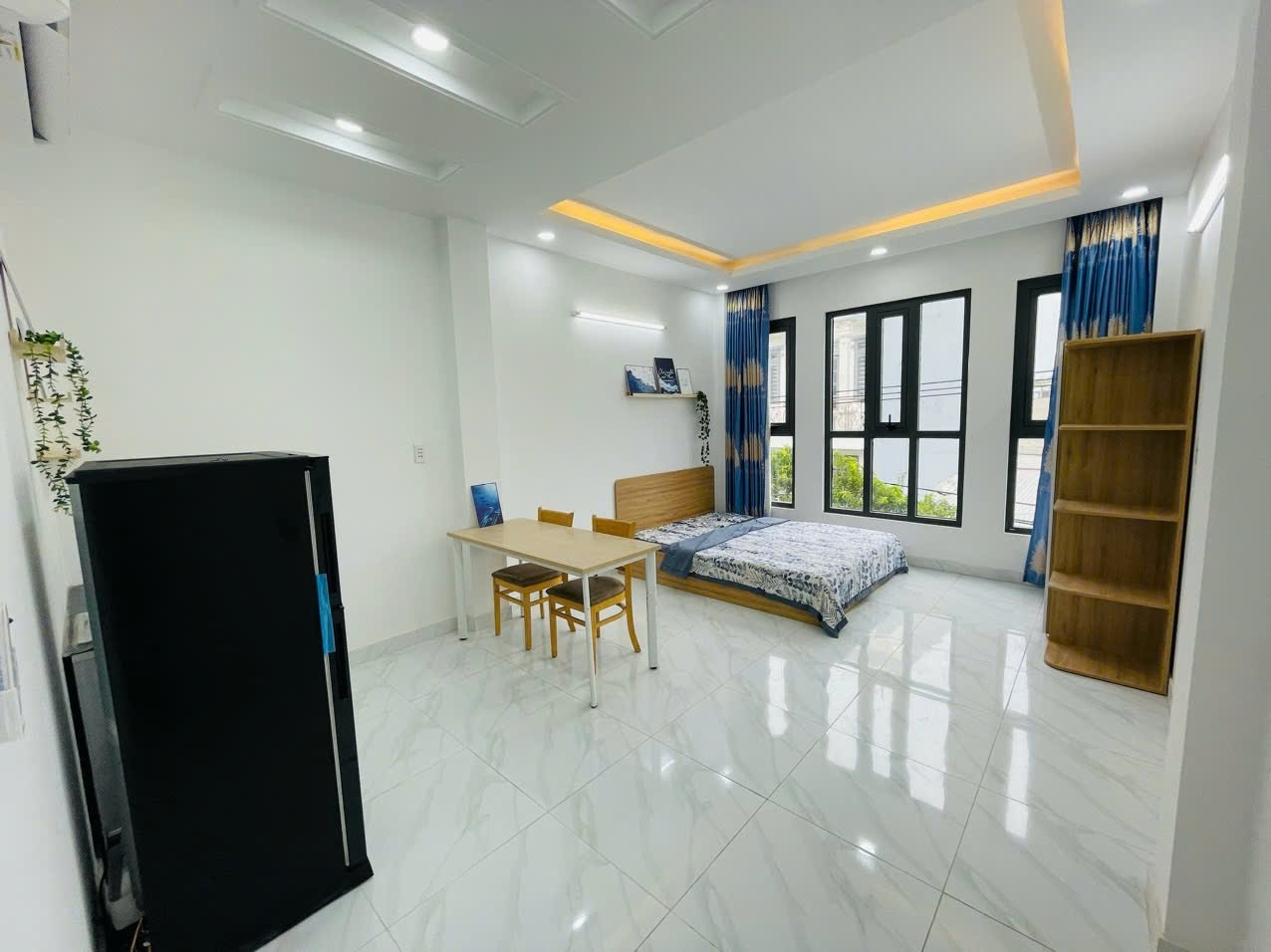 Phòng trọ Studio 35m2 tại AV House Đường số 9 - Bình Tân - Phòng ngủ