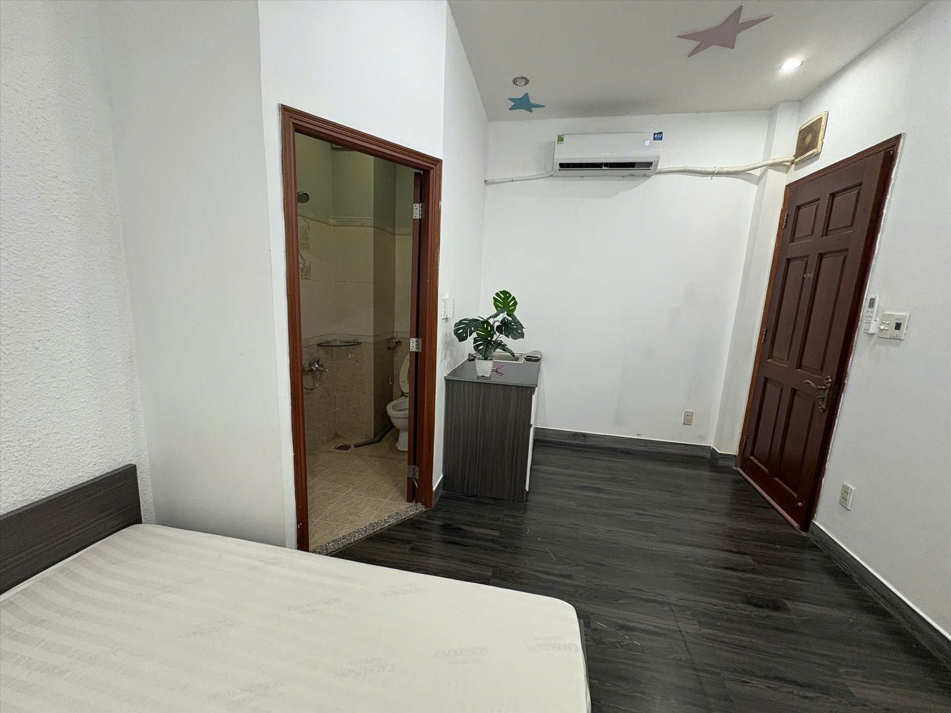 Phòng trọ Studio 25m2 tại NQ Housing 1 Điện Biên Phủ - Bình Thạnh - Phòng ngủ