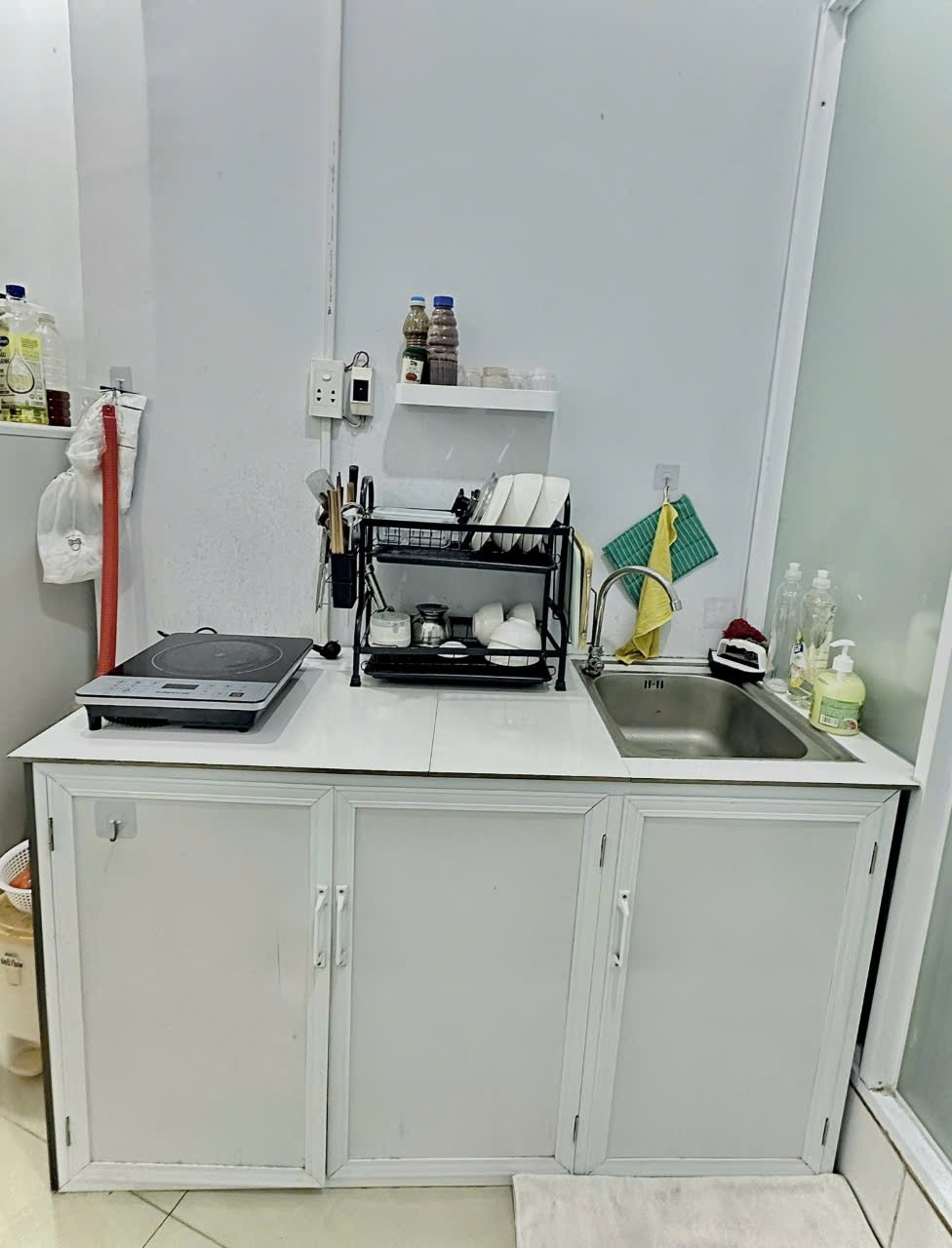 Phòng trọ Studio 20m2 tại Nuba House Luỹ Bán Bích - Tân Phú - Phòng bếp