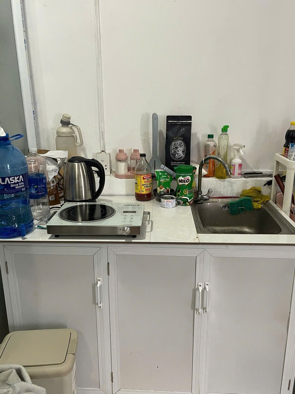 Phòng trọ Studio 25m2 tại Nuba House Luỹ Bán Bích - Tân Phú - Phòng bếp