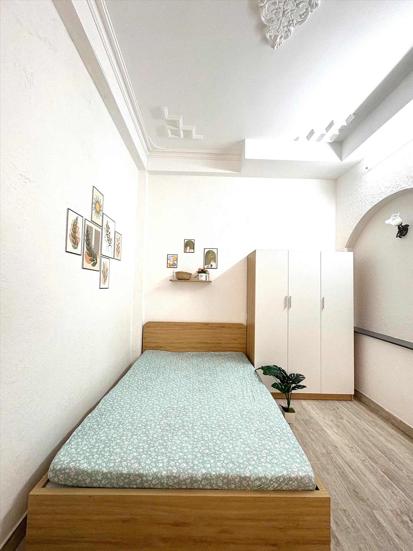 Phòng trọ Studio 18m2 tại NQ Housing Điện Biên Phủ 2 - Bình Thạnh - Phòng ngủ