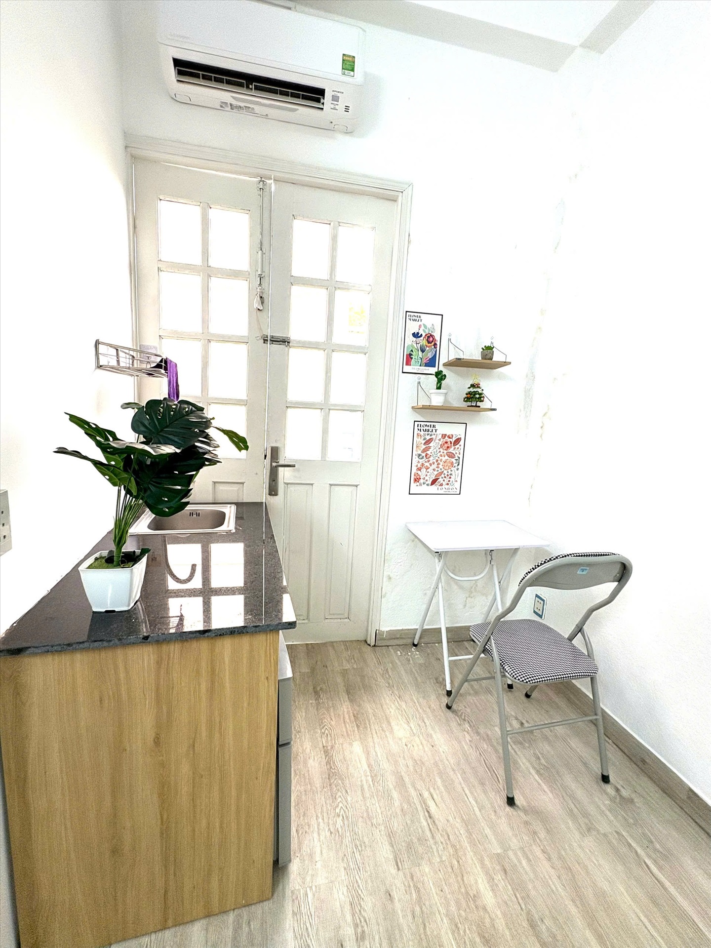 Phòng trọ Studio 18m2 tại NQ Housing Điện Biên Phủ 2 - Bình Thạnh - Phòng ngủ
