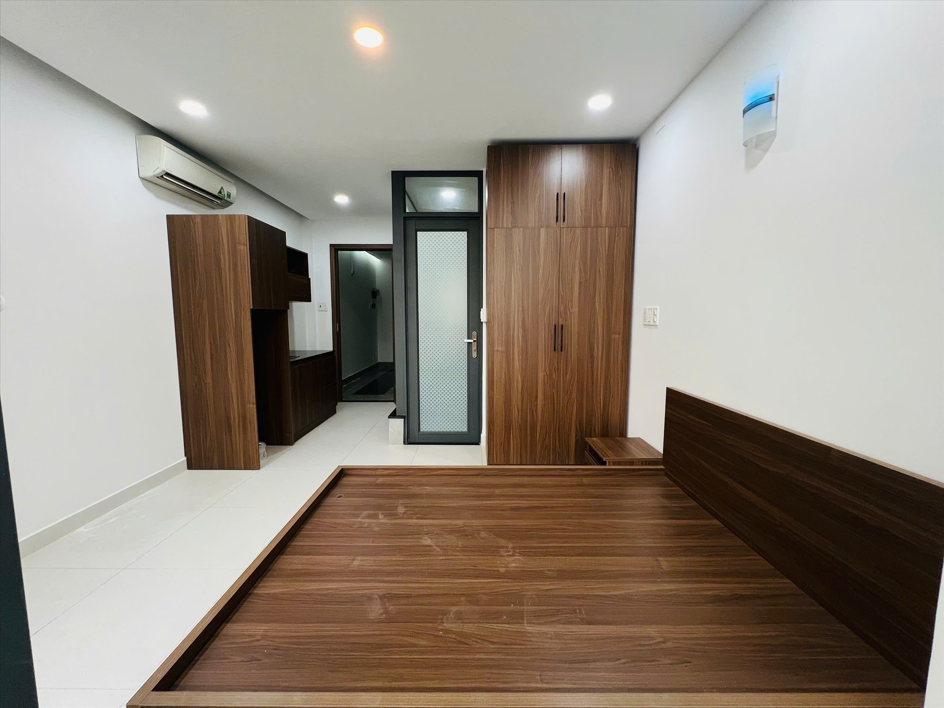 Phòng trọ Studio 25m2 tại PTB Home Trần Hưng Đạo - Quận 1 - Phòng ngủ