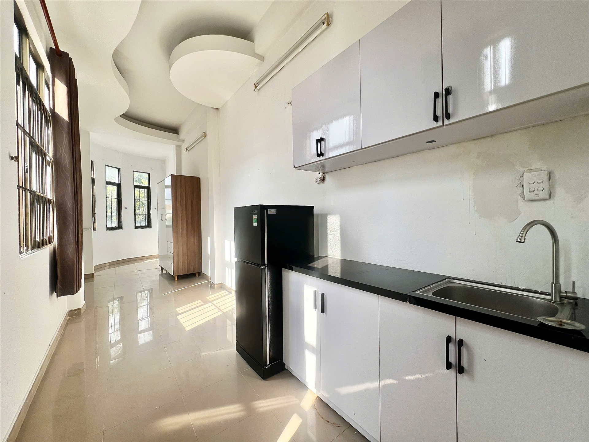 Phòng trọ 1 Phòng ngủ 40m2 tại Diamond House Nguyễn Thông - Quận 3 - Phòng bếp