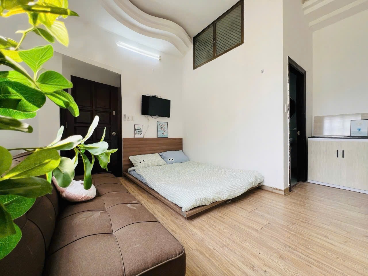 Phòng trọ Studio 25m2 tại Diamond House Nguyễn Thông - Quận 3 - Phòng ngủ