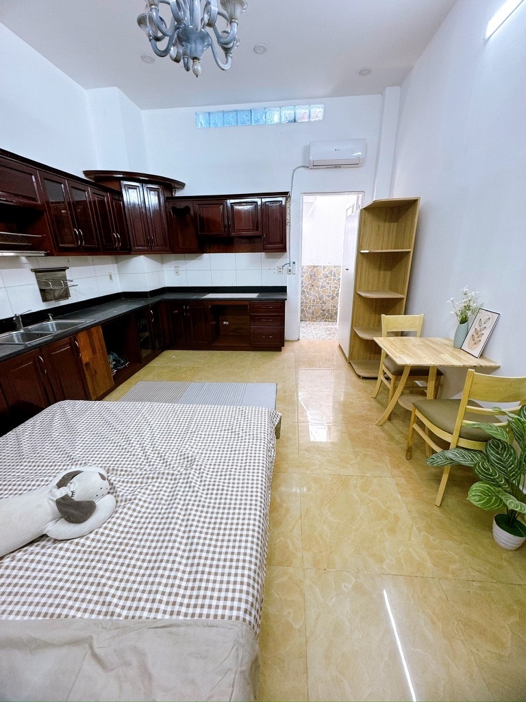 Phòng trọ Studio 32m2 tại AV House An Phú Đông - Quận 12 - Phòng ngủ