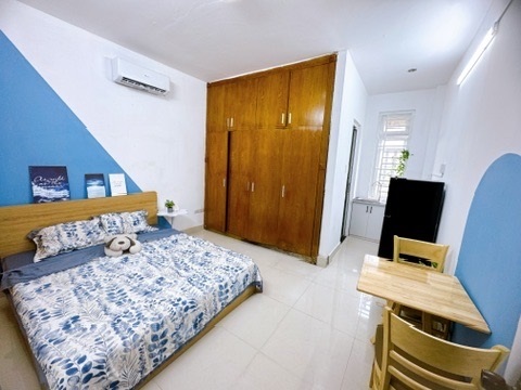 Phòng trọ Studio 32m2 tại AV House An Phú Đông - Quận 12 - Phòng ngủ