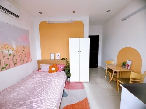 Phòng trọ Studio 30m2 tại AV House An Phú Đông - Quận 12 - Phòng ngủ