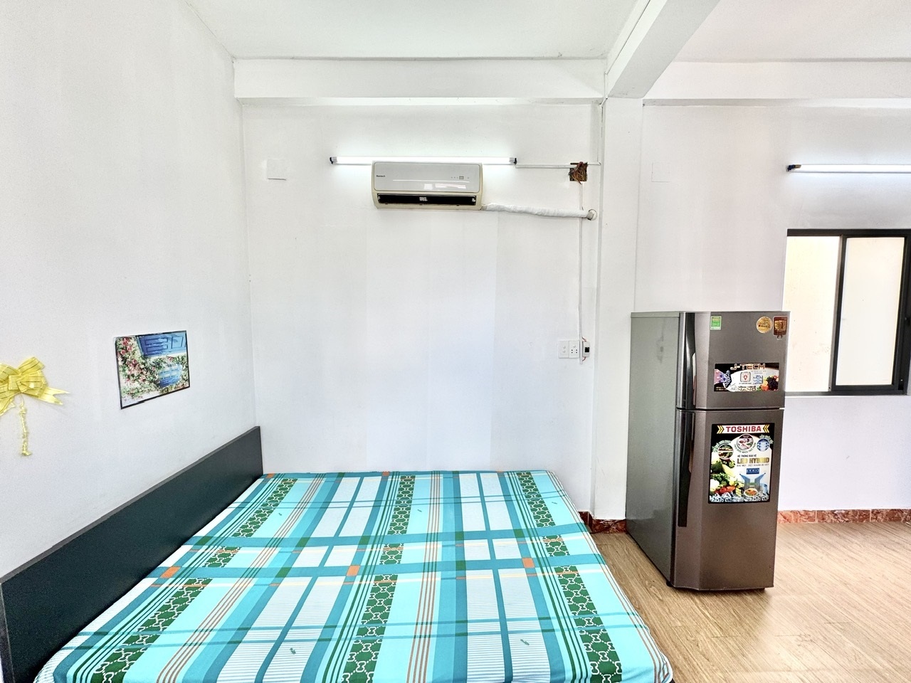 Phòng trọ Studio 28m2 tại AS House Phan Văn Trị - Bình Thạnh - Phòng ngủ