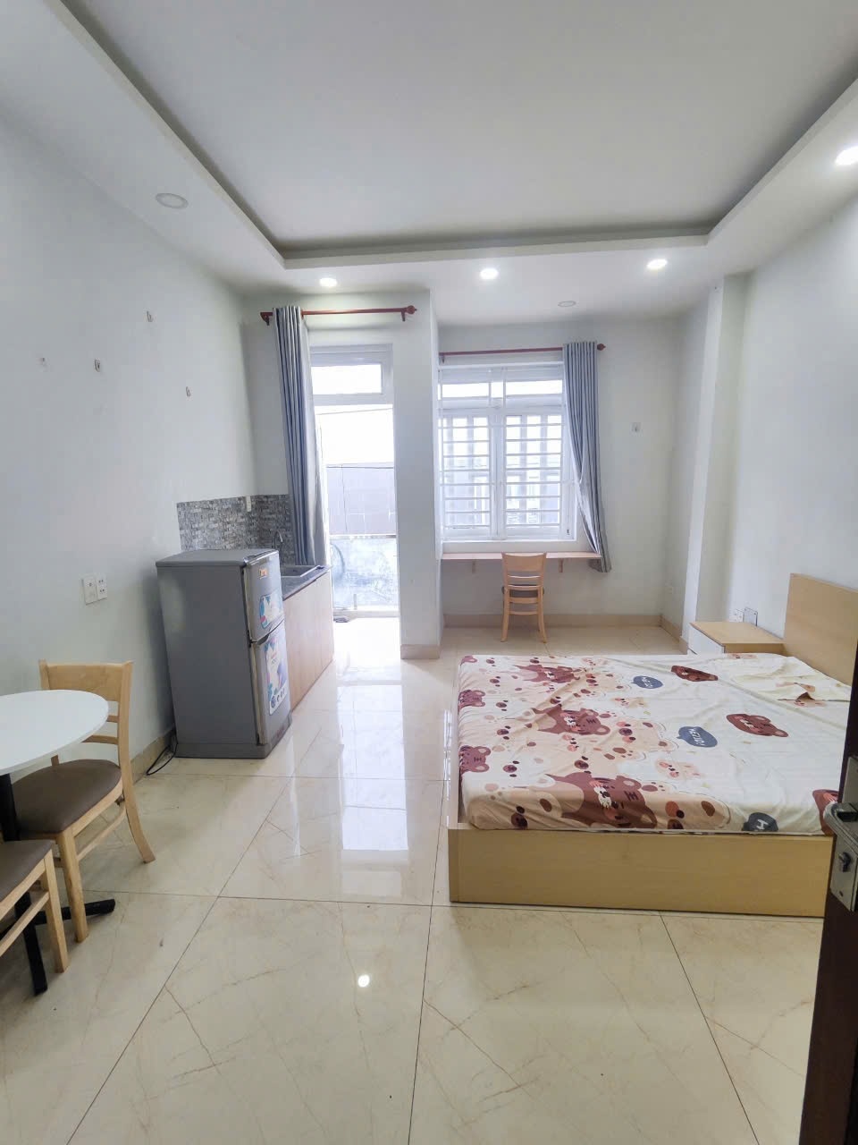 Phòng trọ Studio 25m2 tại NL Condo Bạch Đằng - Tân Bình - Phòng khách
