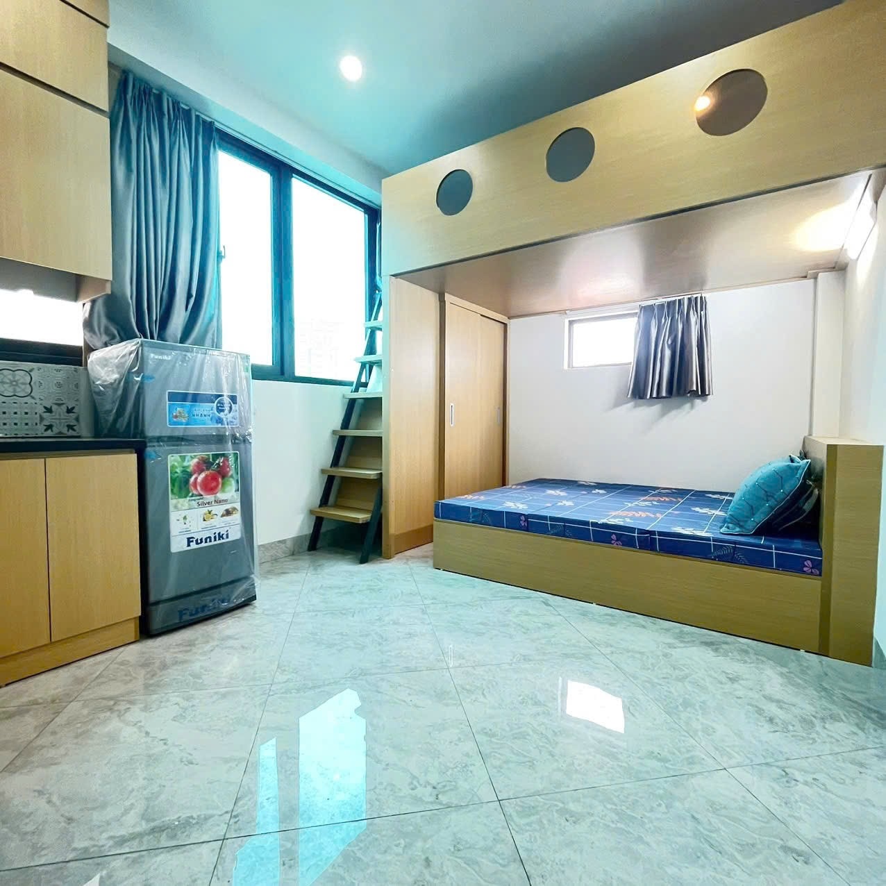 Phòng trọ Studio 30m2 tại MS Housing Thành Công - Ba Đình - Phòng ngủ