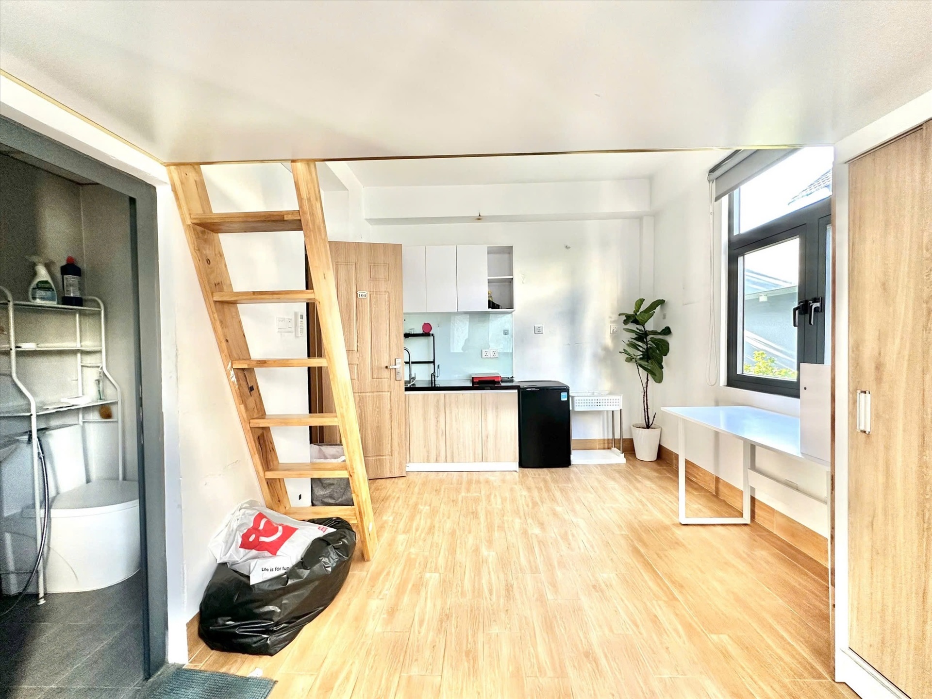 Phòng trọ Duplex 28m2 tại CT House Trần Não - Thủ Đức - Phòng ngủ