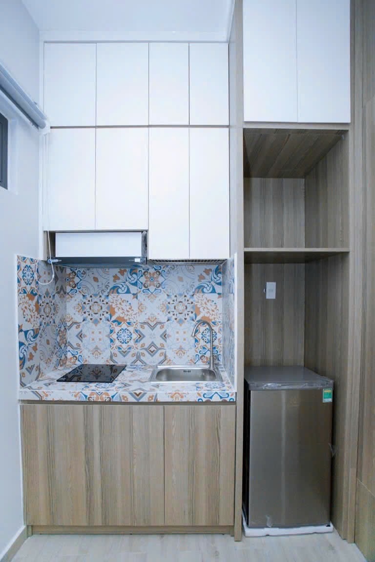 Phòng trọ Studio 25m2 tại Suna House Bà Hạt - Quận 10 - Phòng ngủ