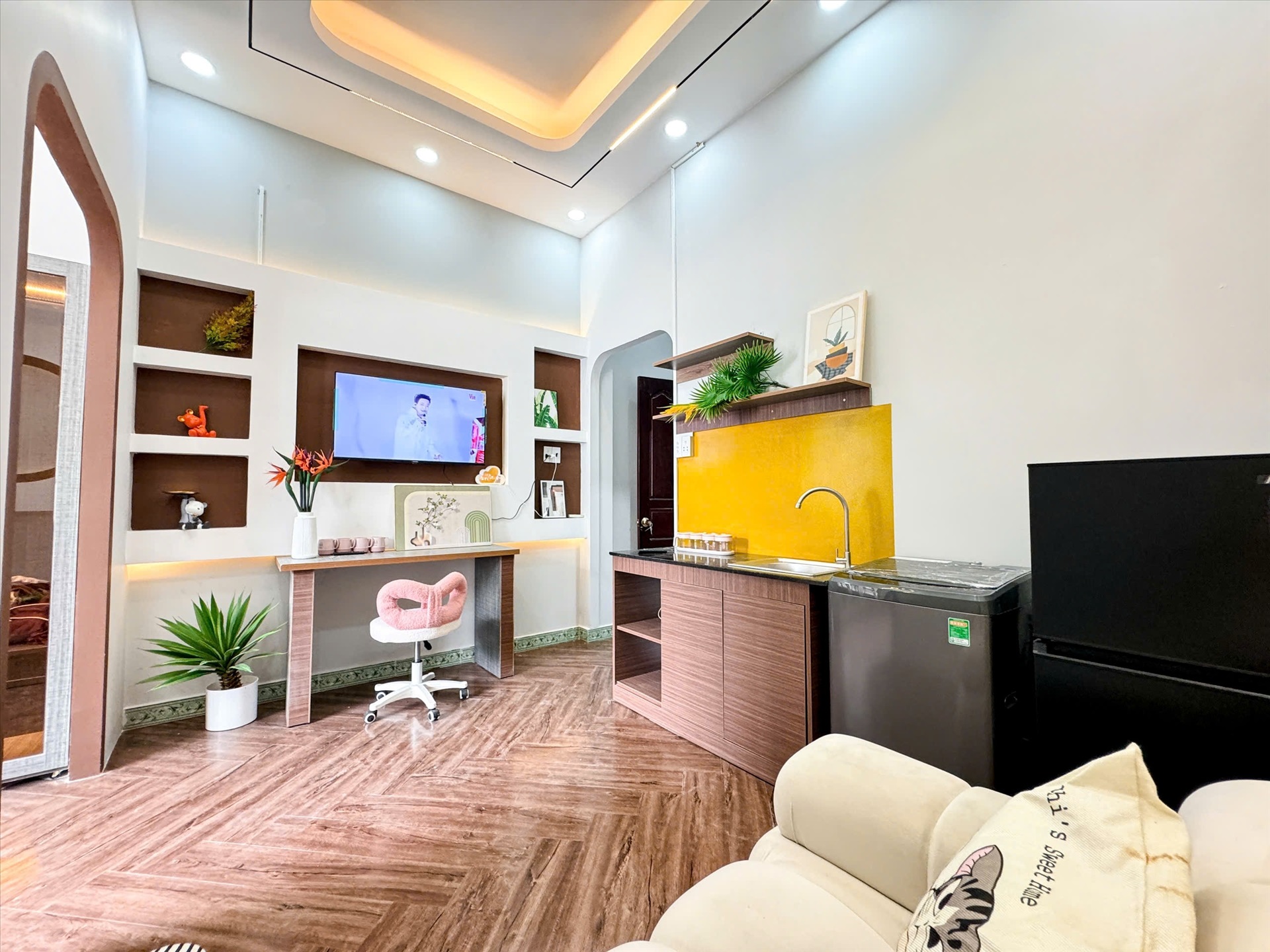Phòng trọ 1 Phòng ngủ 35m2 tại Kinghome Ba Vân - Tân Bình - Phòng ngủ