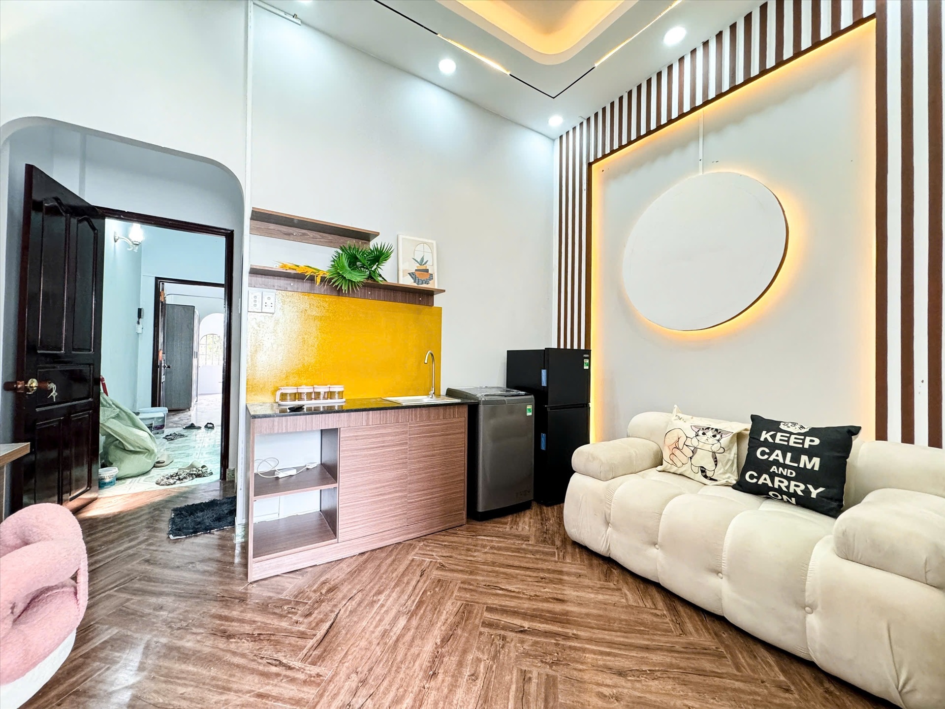Phòng trọ 1 Phòng ngủ 35m2 tại Kinghome Ba Vân - Tân Bình - Phòng bếp