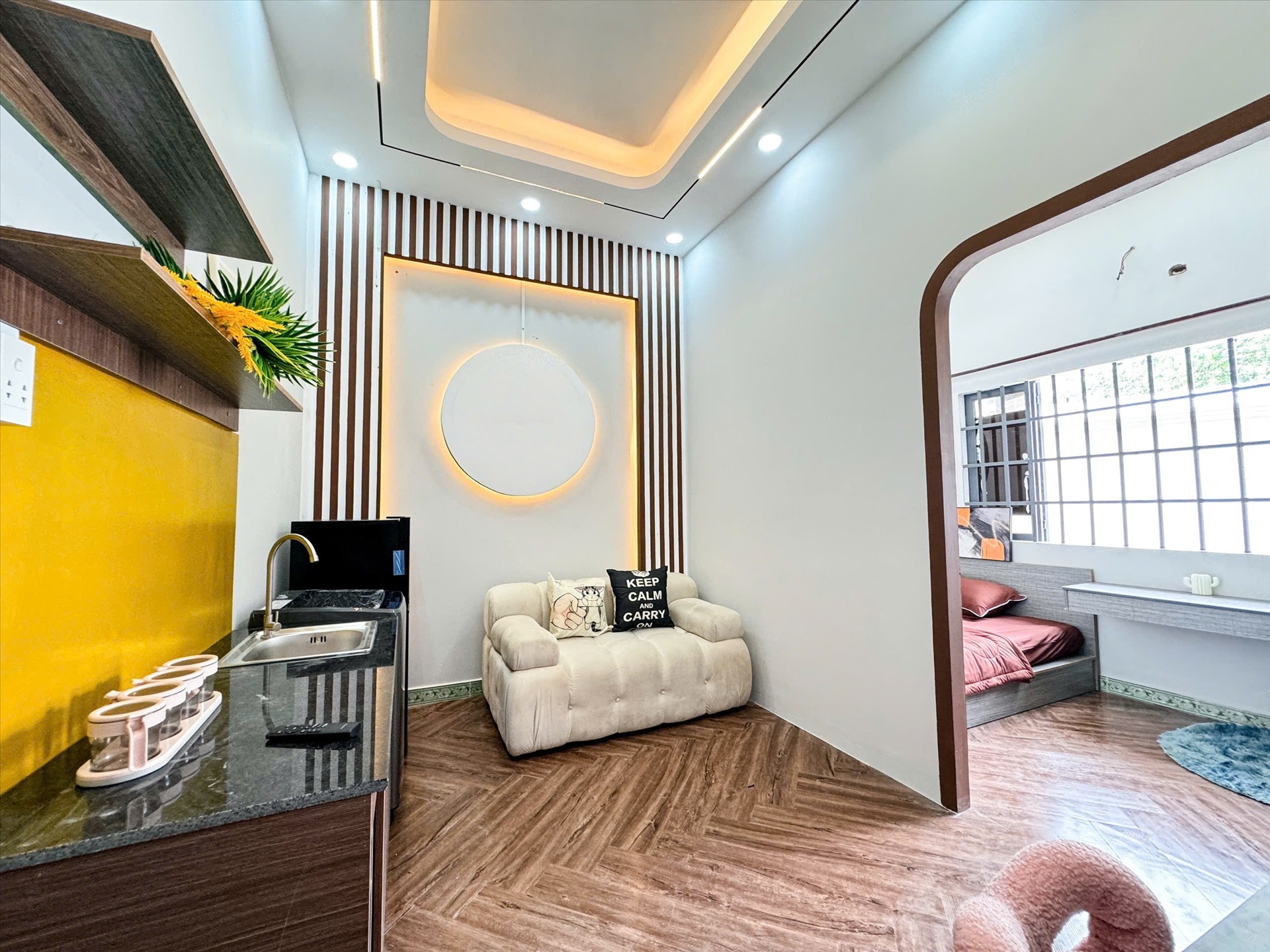 Phòng trọ 1 Phòng ngủ 35m2 tại Kinghome Ba Vân - Tân Bình - Phòng ngủ