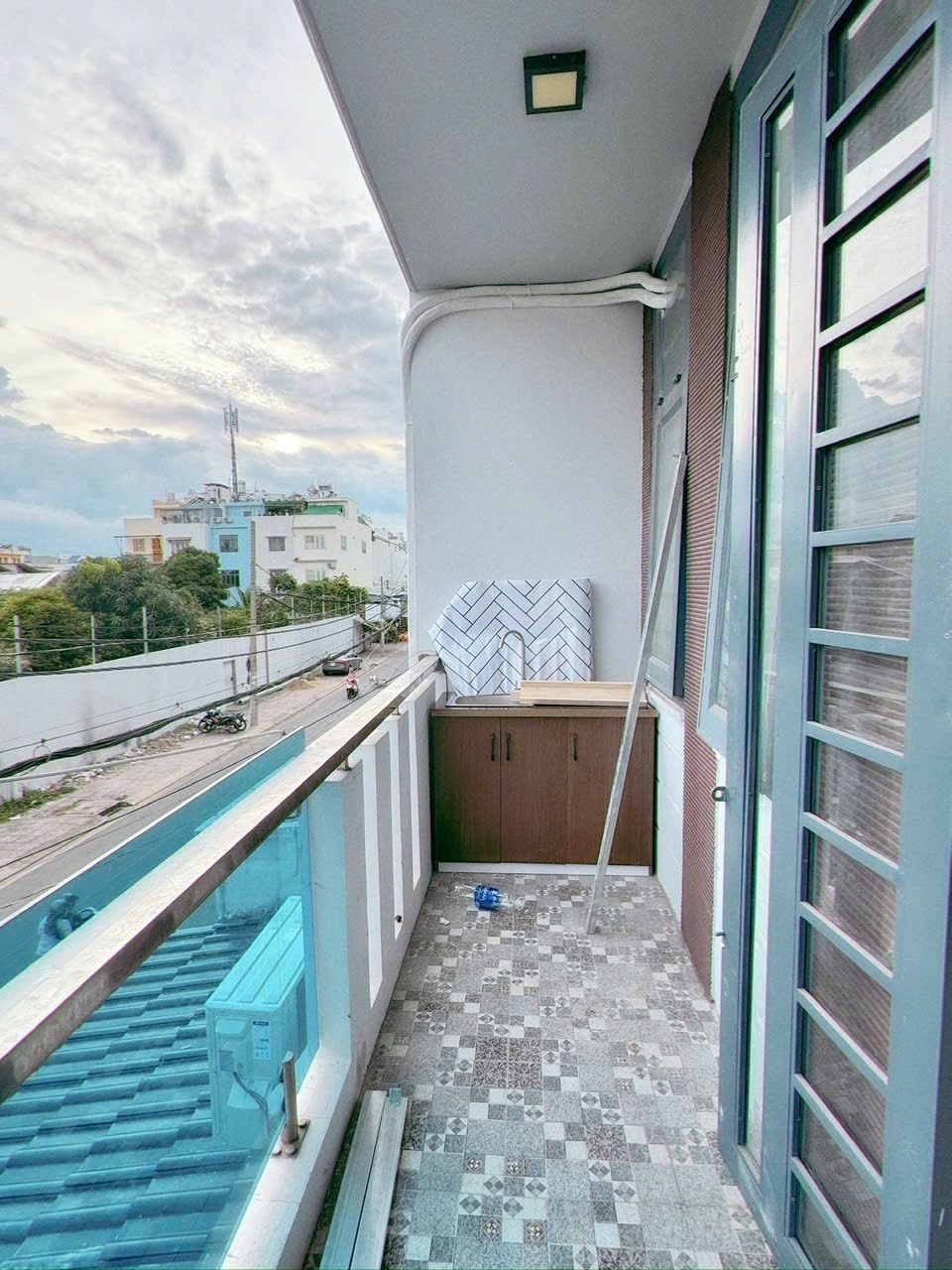 Phòng trọ Studio 24m2 tại AV House An Dương Vương - Quận 8 - Ban công