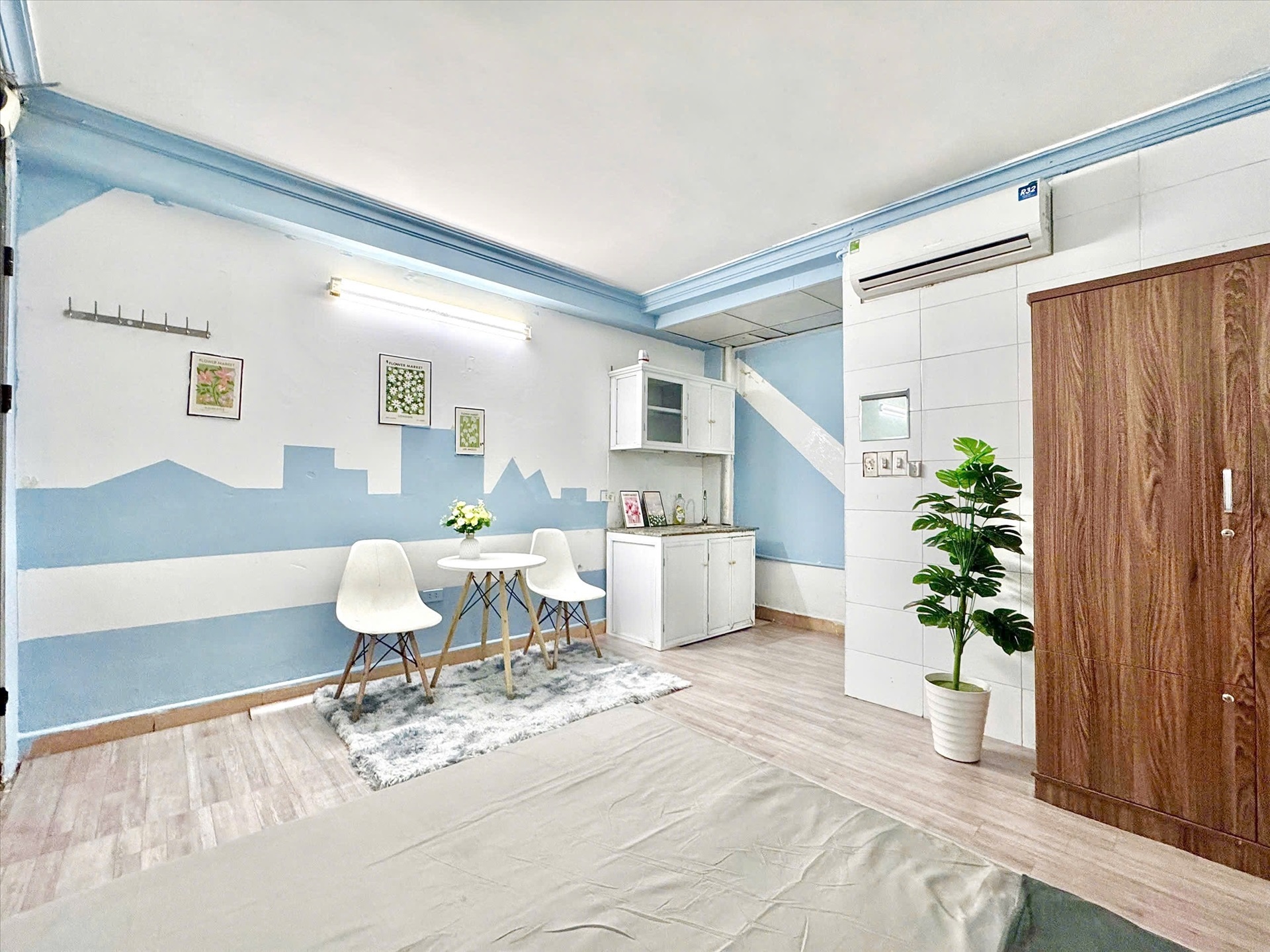 Phòng trọ Studio 20m2 tại Timehouse Phú Mỹ - Nam Từ Liêm - Phòng ngủ