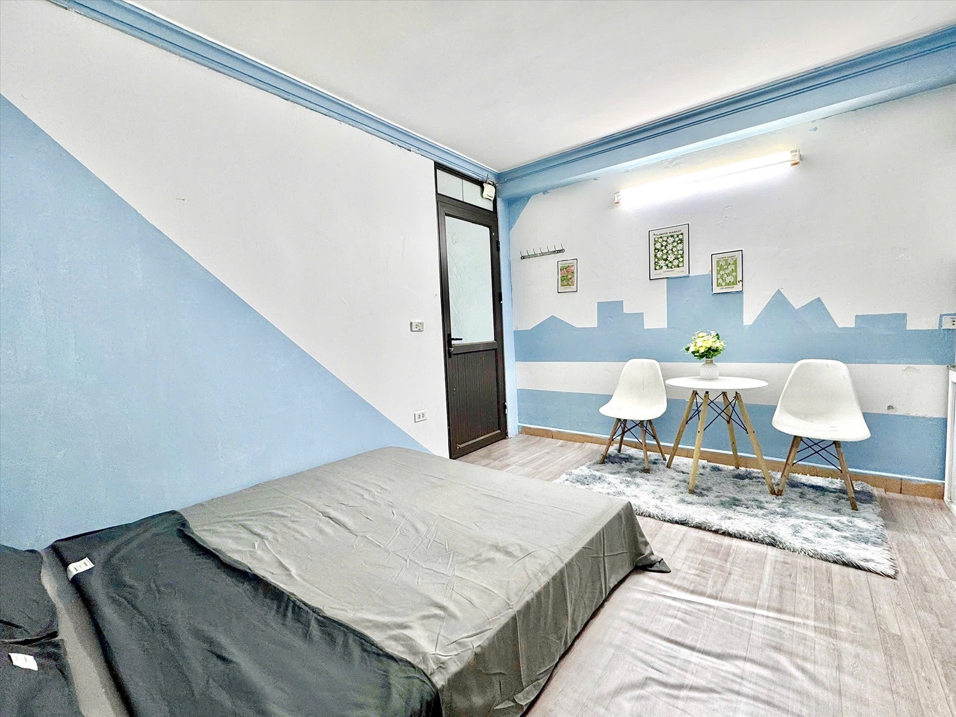 Phòng trọ Studio 20m2 tại Timehouse Phú Mỹ - Nam Từ Liêm - Phòng ngủ