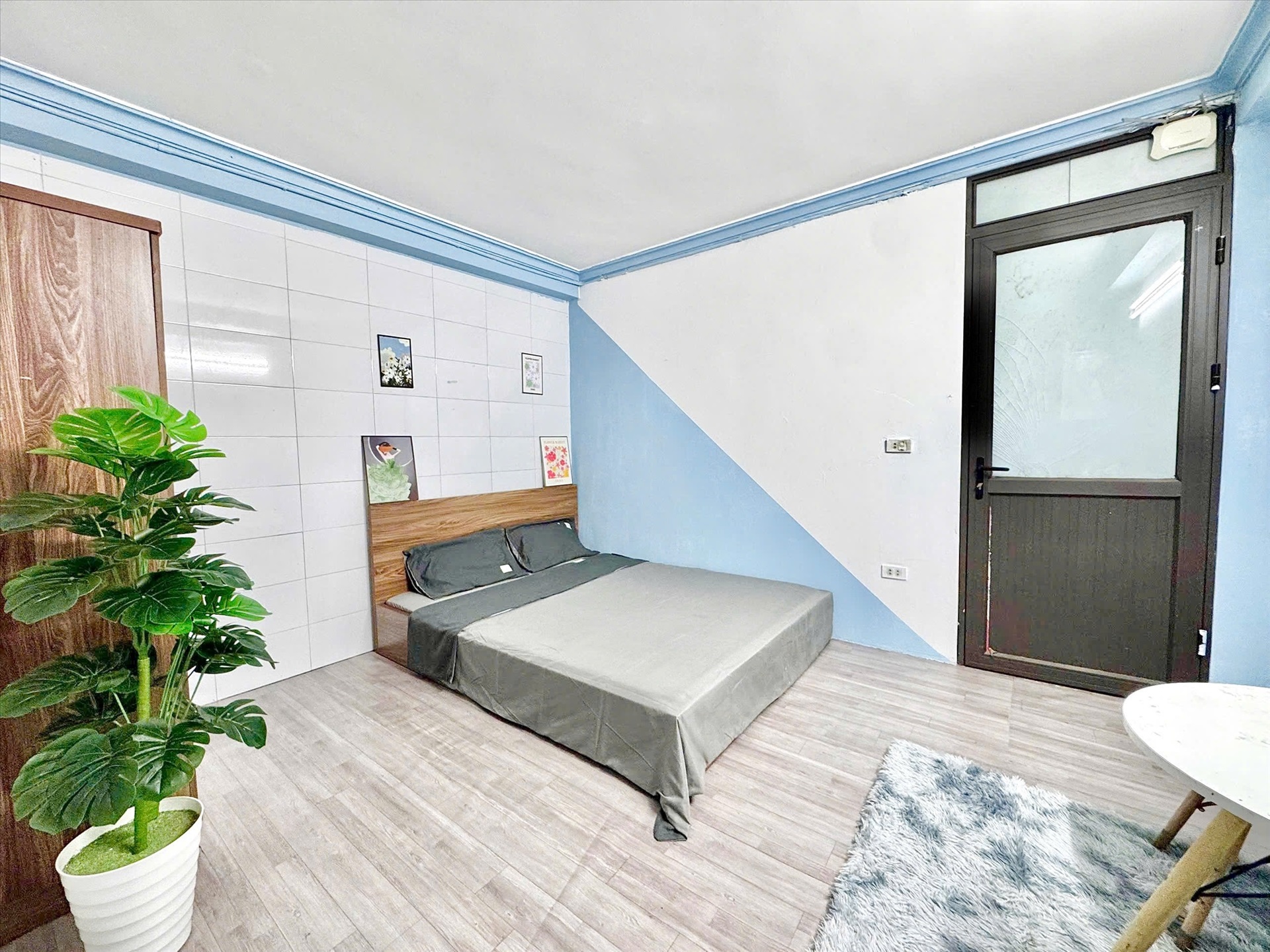 Phòng trọ Studio 20m2 tại Timehouse Phú Mỹ - Nam Từ Liêm - Phòng ngủ