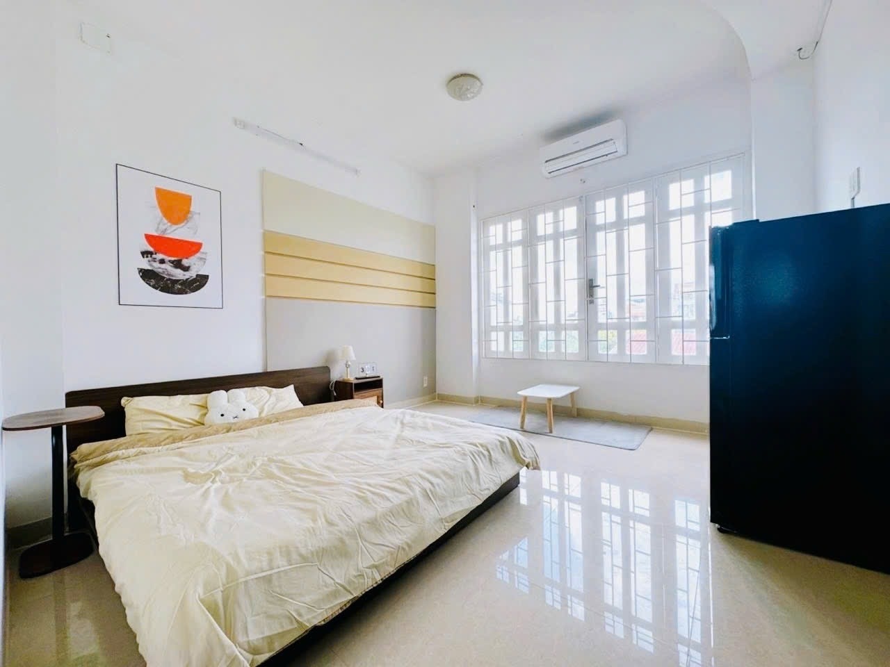 Phòng trọ Studio 25m2 tại AV House B Hà Huy Giáp - Quận 12 - Phòng ngủ