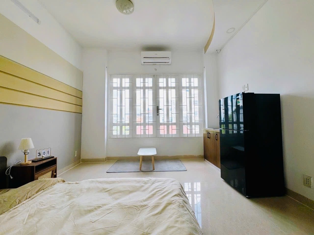 Phòng trọ Studio 25m2 tại AV House B Hà Huy Giáp - Quận 12 - Phòng ngủ
