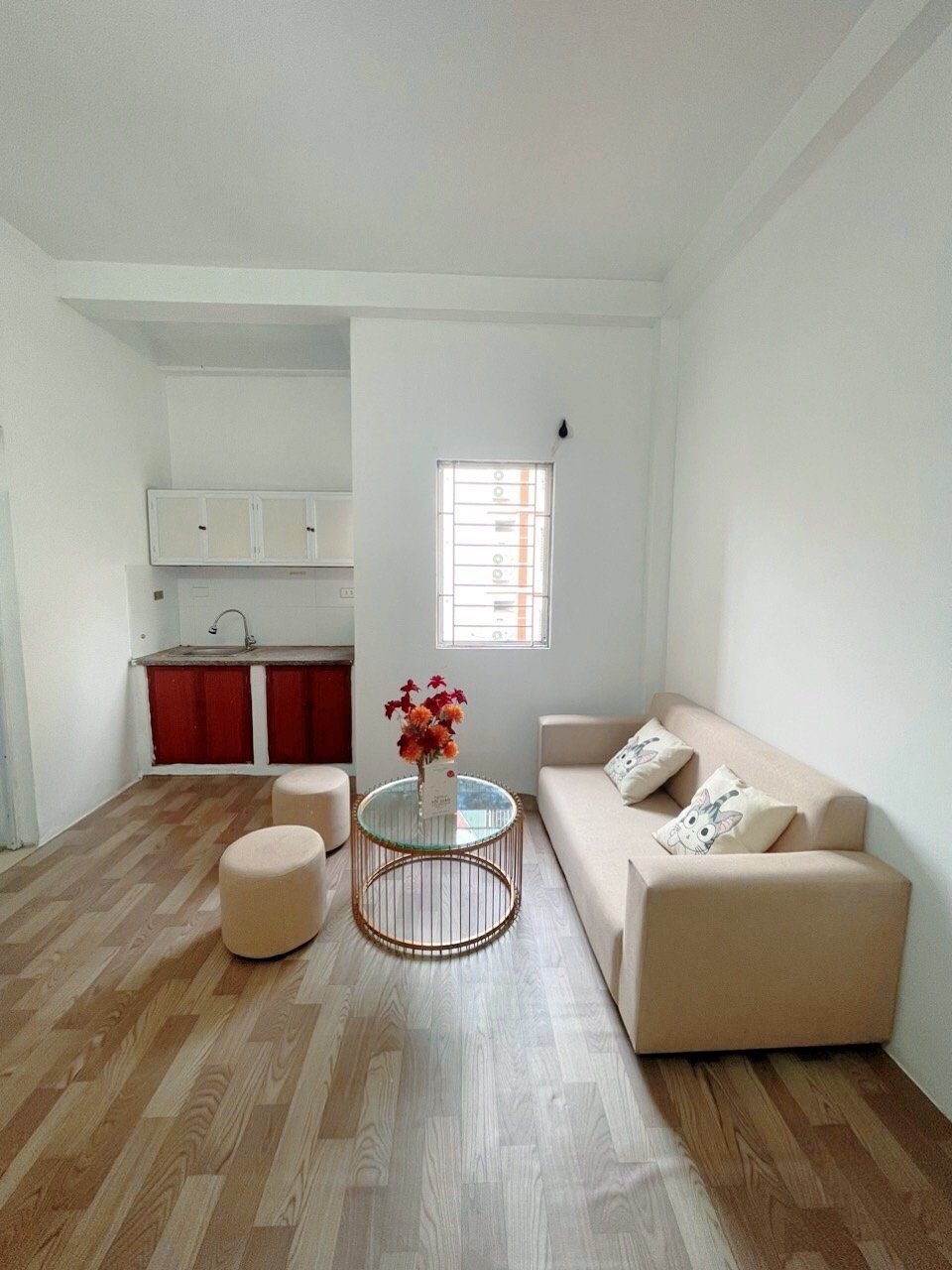 Phòng trọ 1 Phòng ngủ 40m2 tại Timehouse Mỹ Đình - Nam Từ Liêm - Phòng khách