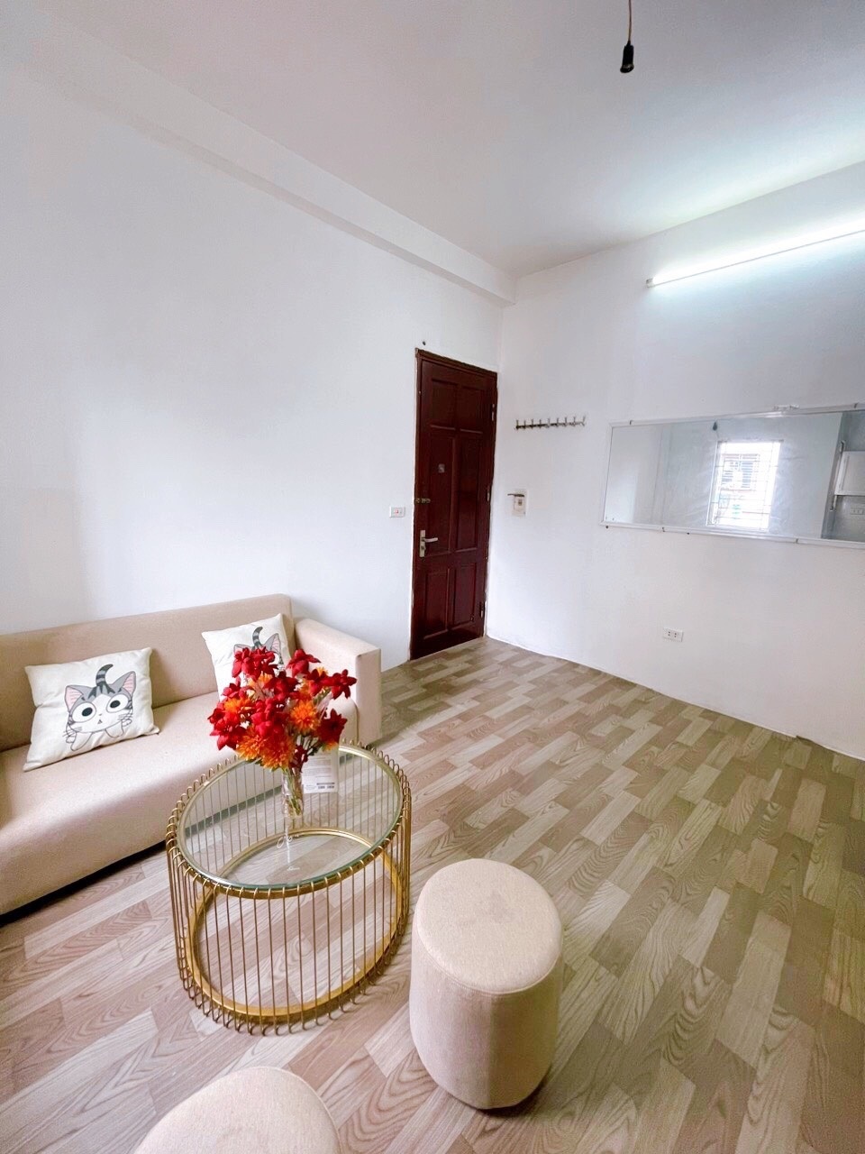 Phòng trọ 1 Phòng ngủ 40m2 tại Timehouse Mỹ Đình - Nam Từ Liêm - Phòng khách