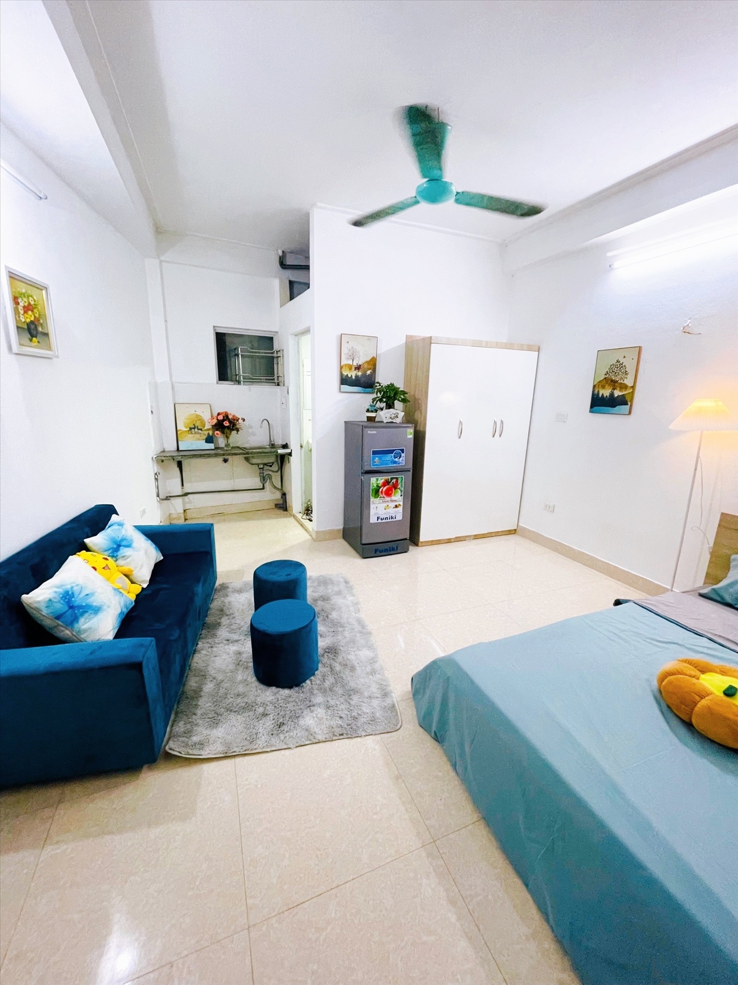 Phòng trọ Studio 25m2 tại TL House Dịch Vọng Hậu - Cầu Giấy - Phòng khách