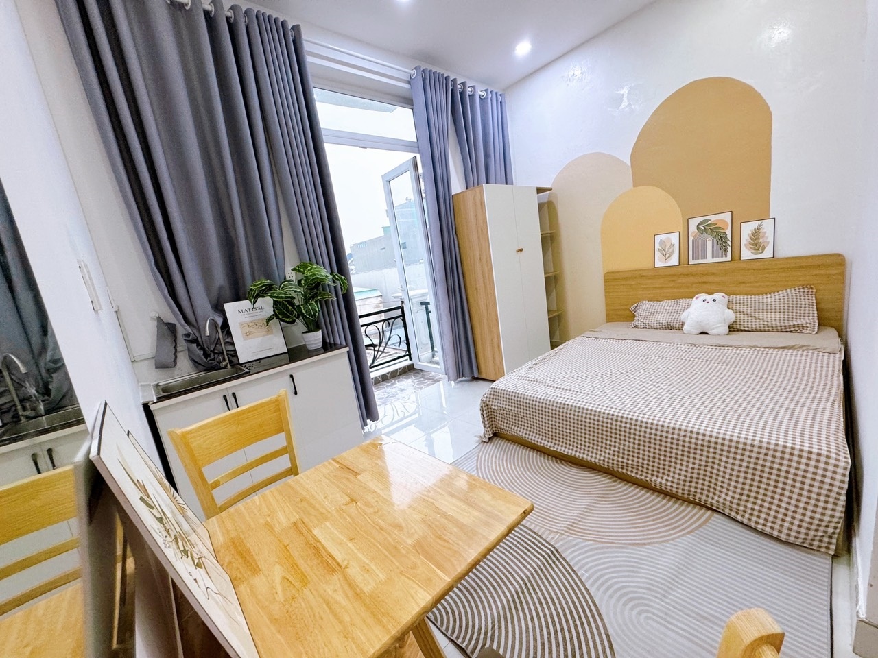 Phòng trọ Studio 30m2 tại AV House A Thạnh Xuân 25 - Quận 12 - Phòng ngủ