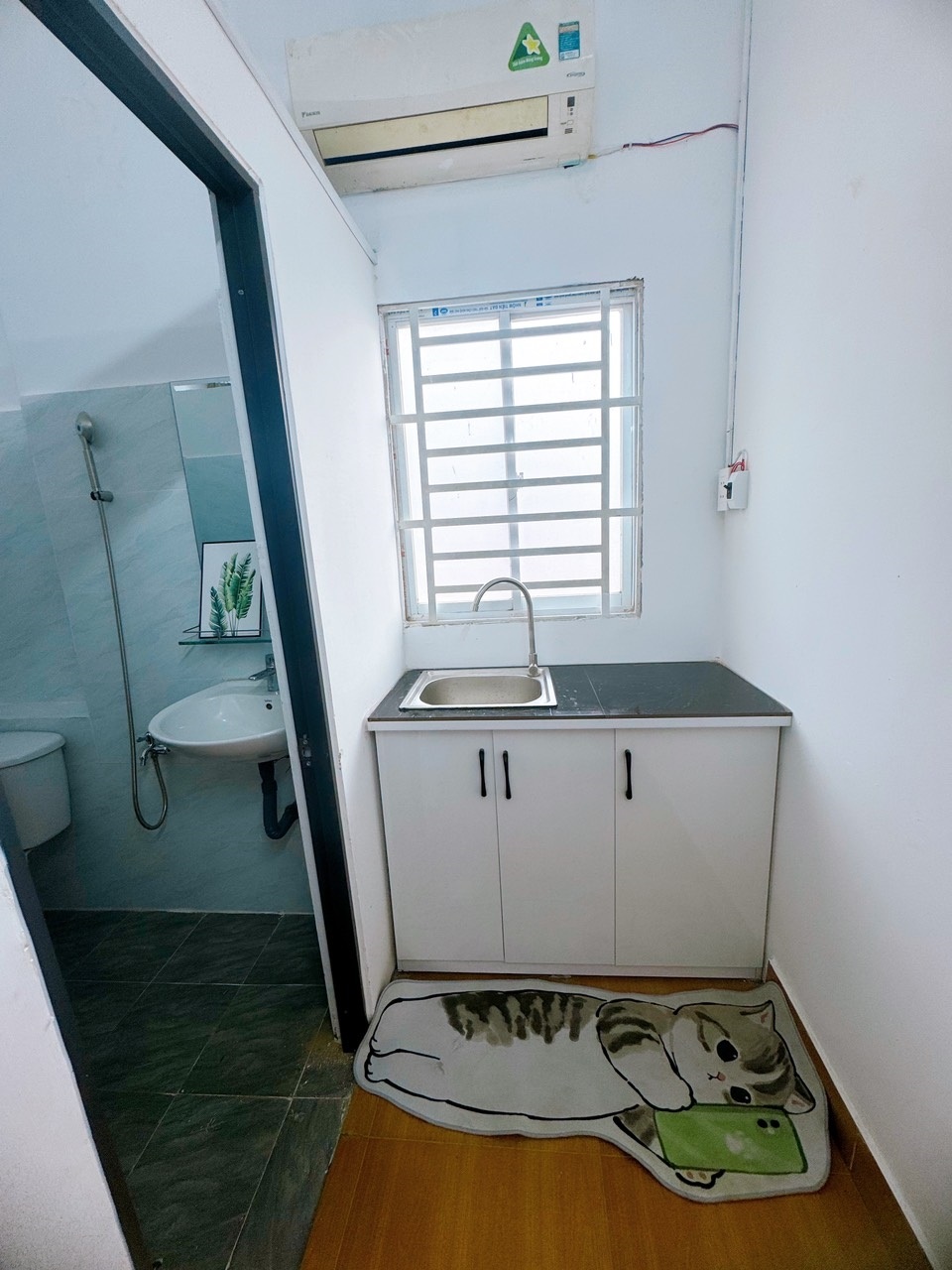 Phòng trọ Studio 20m2 tại AV House Thạnh Lộc 41 - Quận 12 - Phòng ngủ
