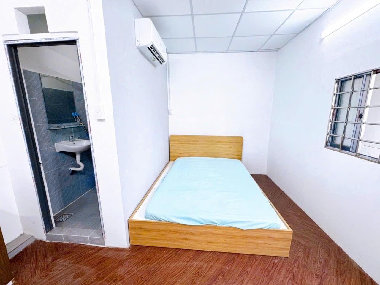 Phòng trọ Studio 20m2 tại AV House B Thạnh Xuân 25 - Quận 12 - Phòng ngủ