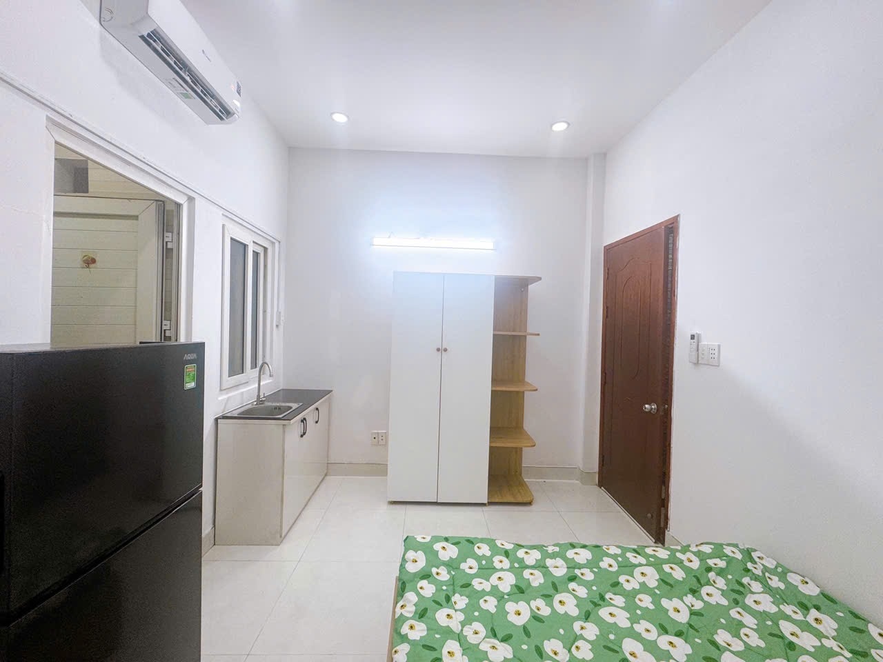 Phòng trọ Studio 25m2 tại AV House A Thạnh Xuân 25 - Quận 12 - Phòng ngủ
