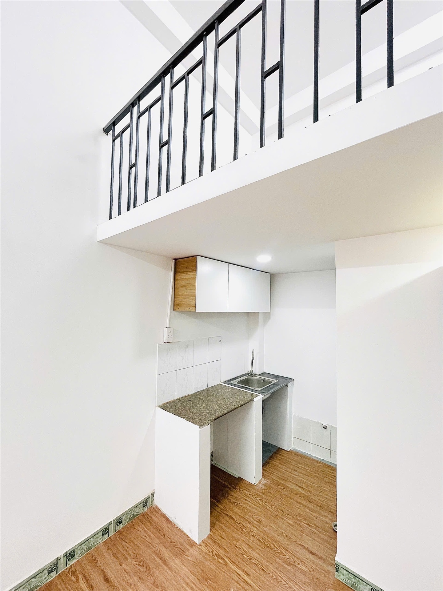 Phòng trọ Duplex 25m2 tại AC Home Hoàng hoa Thám - Tân Bình - Phòng bếp