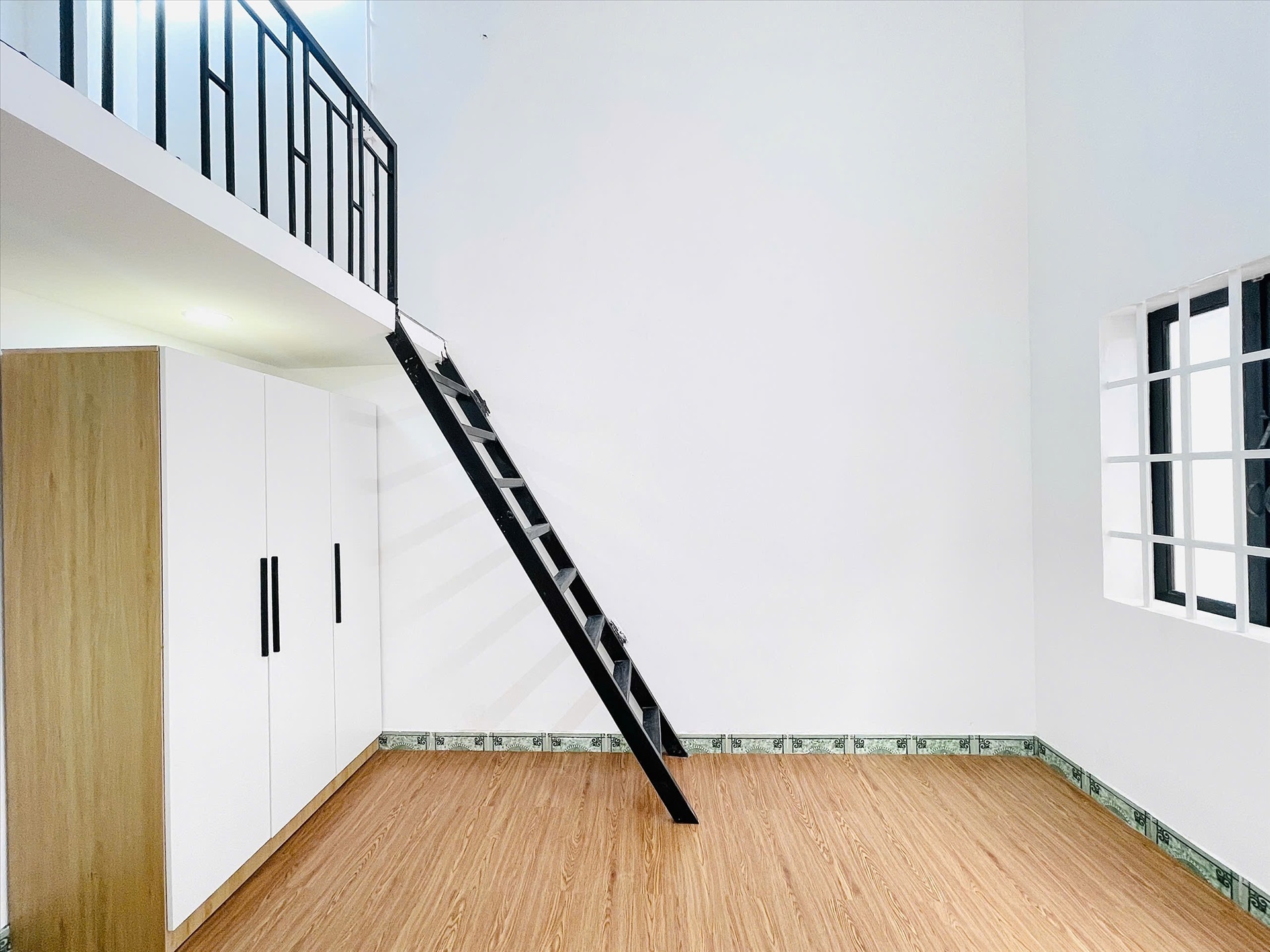 Phòng trọ Duplex 25m2 tại AC Home Hoàng hoa Thám - Tân Bình - Phòng khách