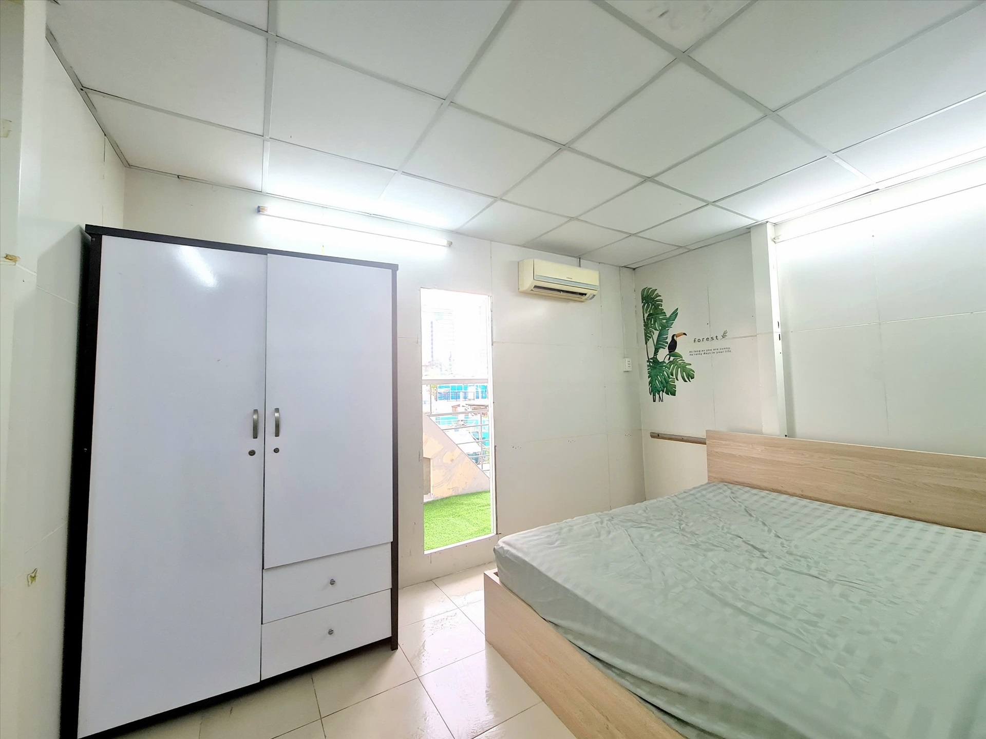Phòng trọ Studio 25m2 tại NVN Home Đề Thám - Quận 1 - Phòng ngủ