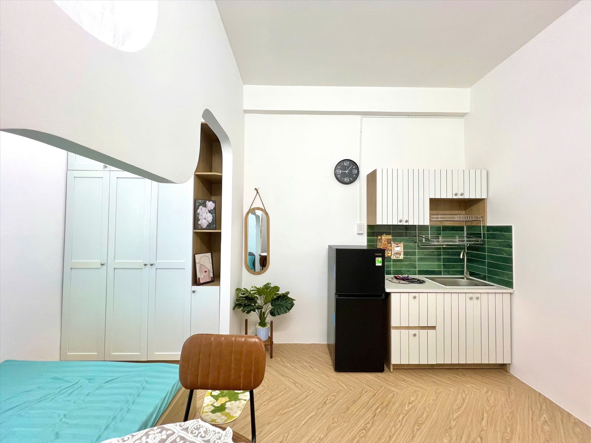 Phòng trọ 1 Phòng ngủ 30m2 tại AH Apartment Trường Sơn - Tân Bình - Phòng bếp