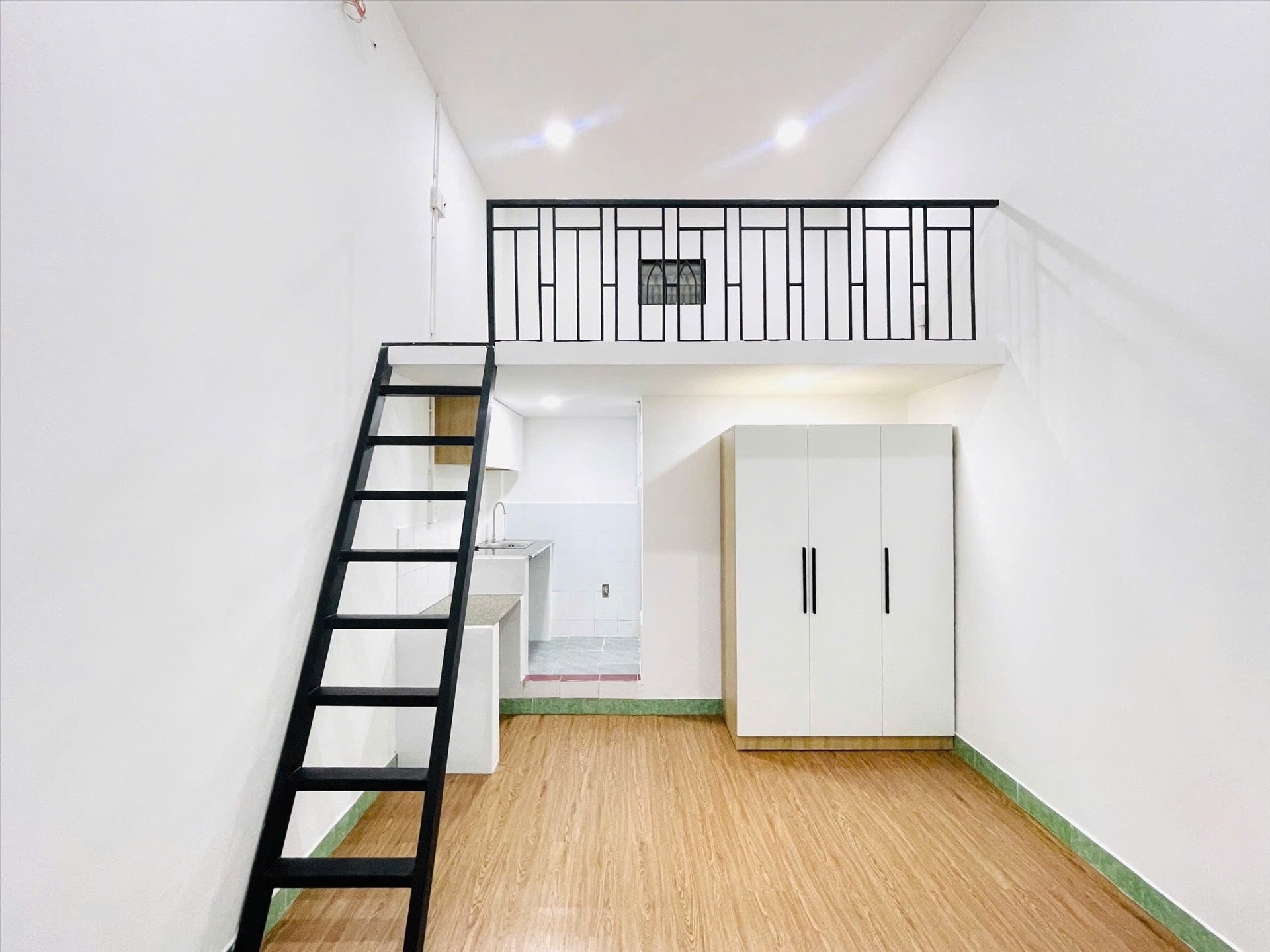 Phòng trọ Duplex 25m2 tại AC Home Hoàng hoa Thám - Tân Bình - Phòng ngủ