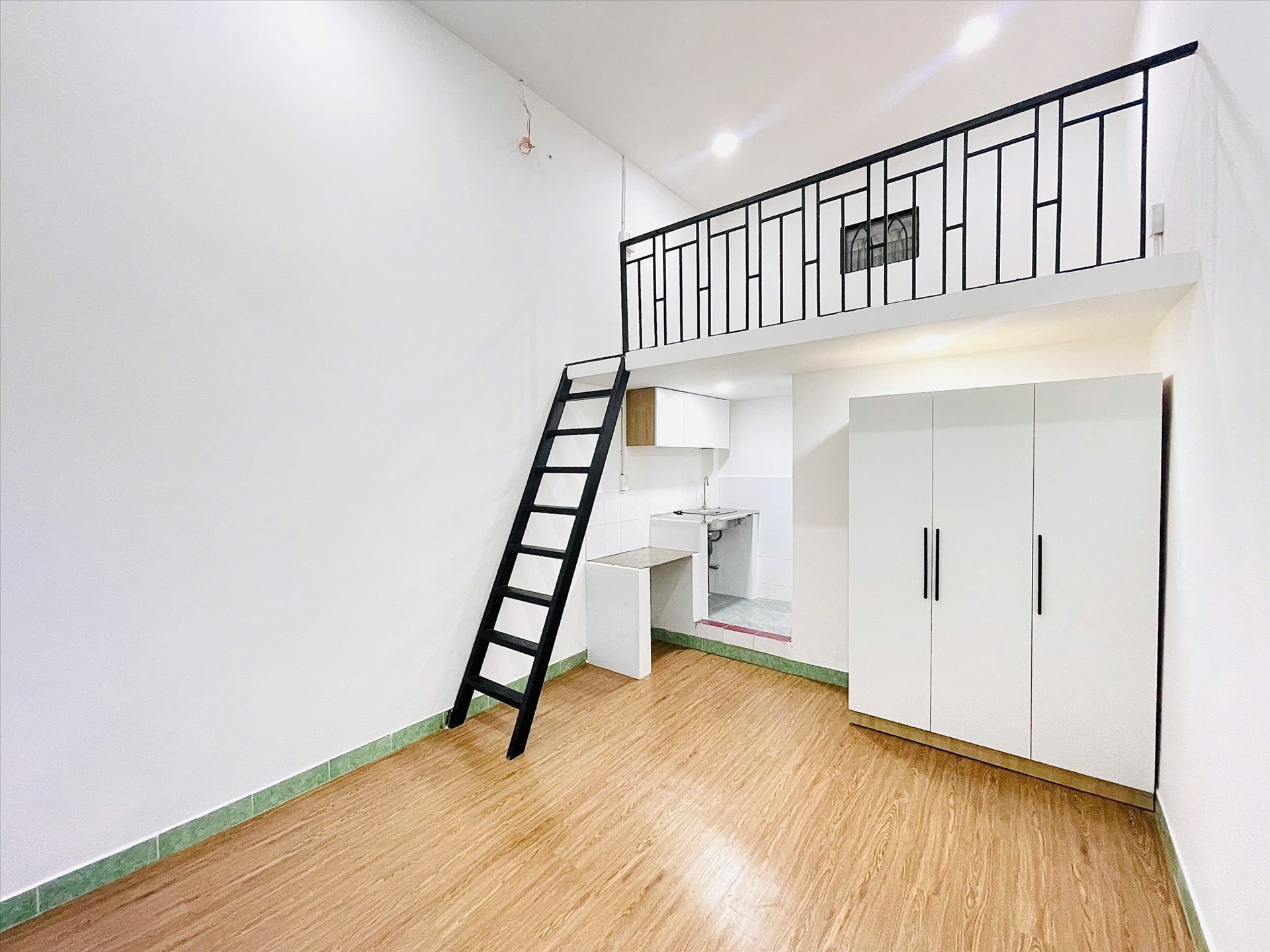 Phòng trọ Duplex 25m2 tại AC Home Hoàng hoa Thám - Tân Bình - Phòng khách