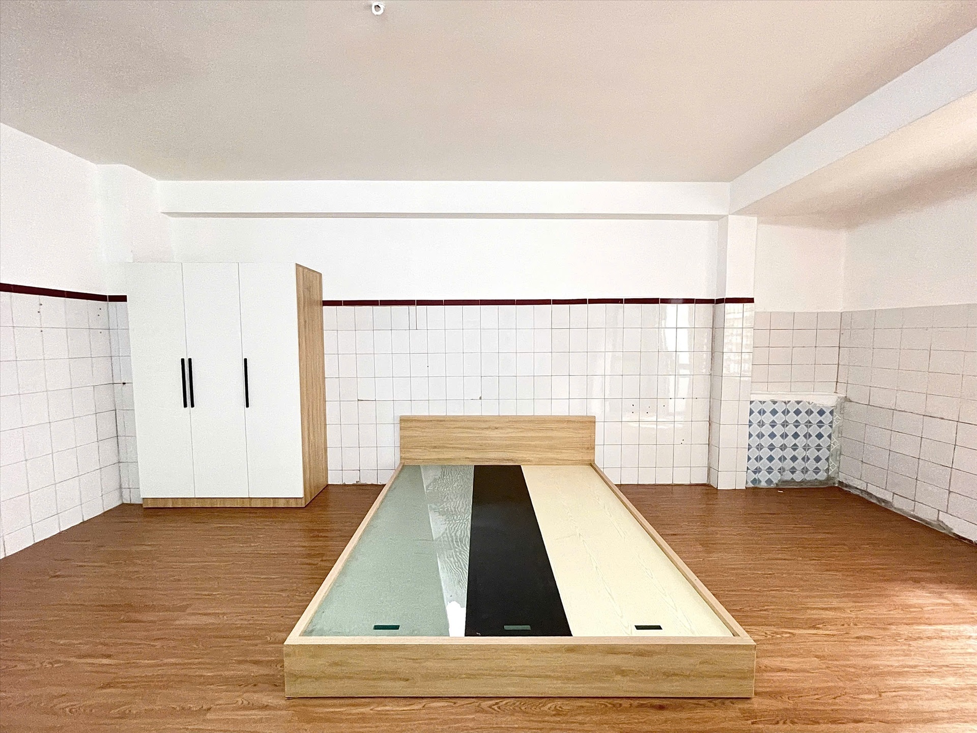 Phòng trọ Studio 40m2 tại AC Home Hoàng hoa Thám - Tân Bình - Phòng ngủ