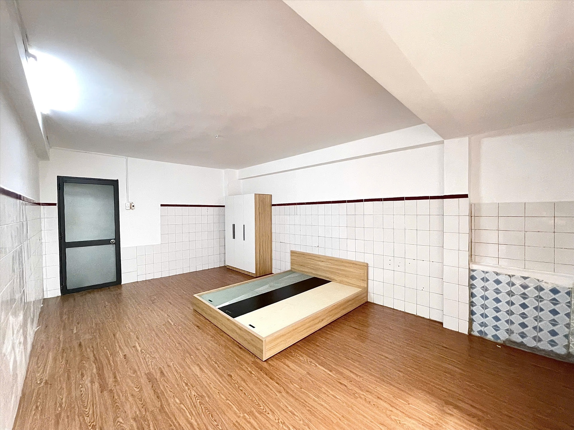 Phòng trọ Studio 40m2 tại AC Home Hoàng hoa Thám - Tân Bình - Phòng ngủ