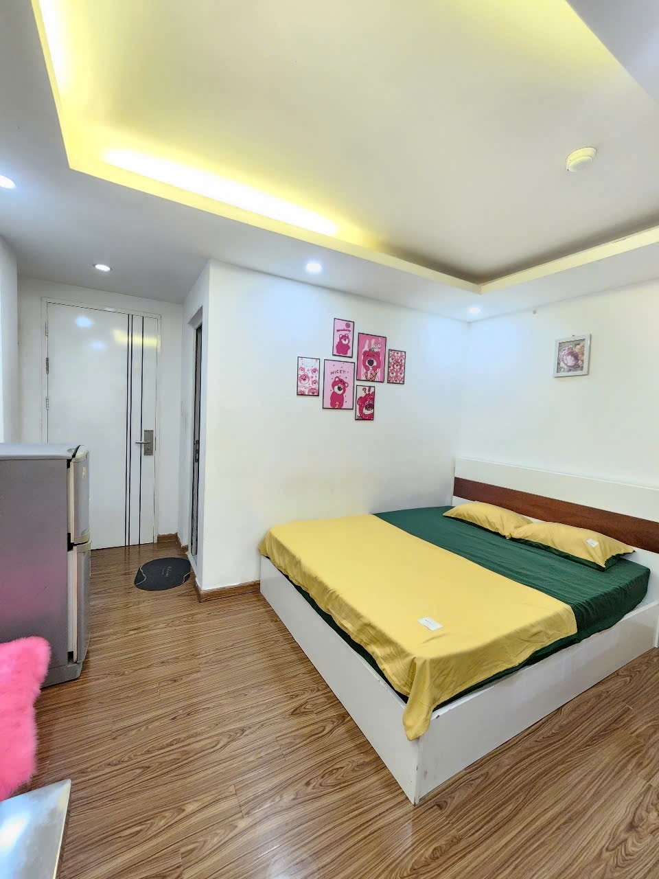 Phòng trọ Studio 25m2 tại AH Apartment Nguyễn Trãi - Quận 1 - Phòng ngủ